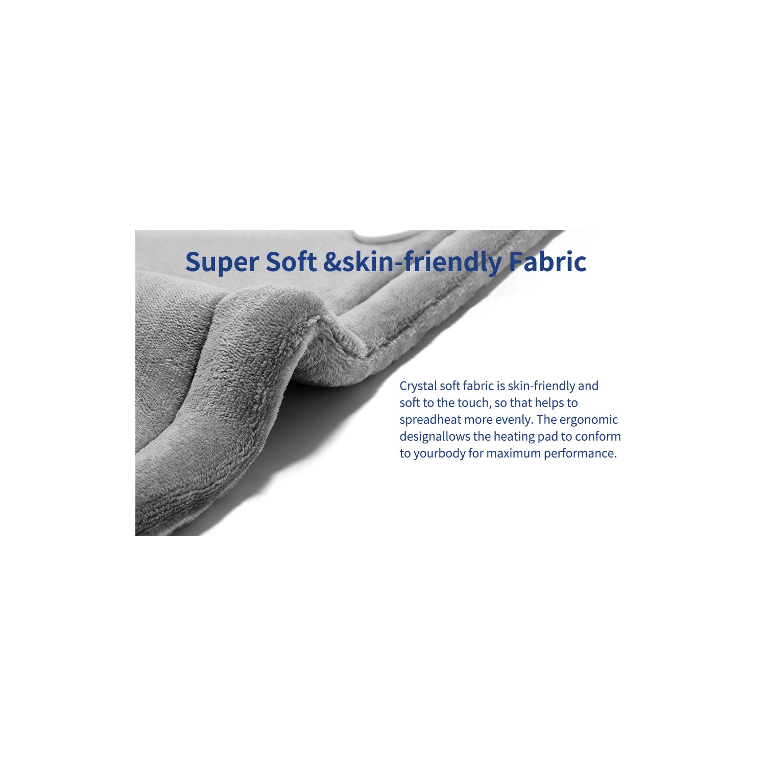 Wearable electric heating pad for warming shoulders, neck, and back with 9-level automatic temperature adjustment, up to 4 hours of auto shut-off