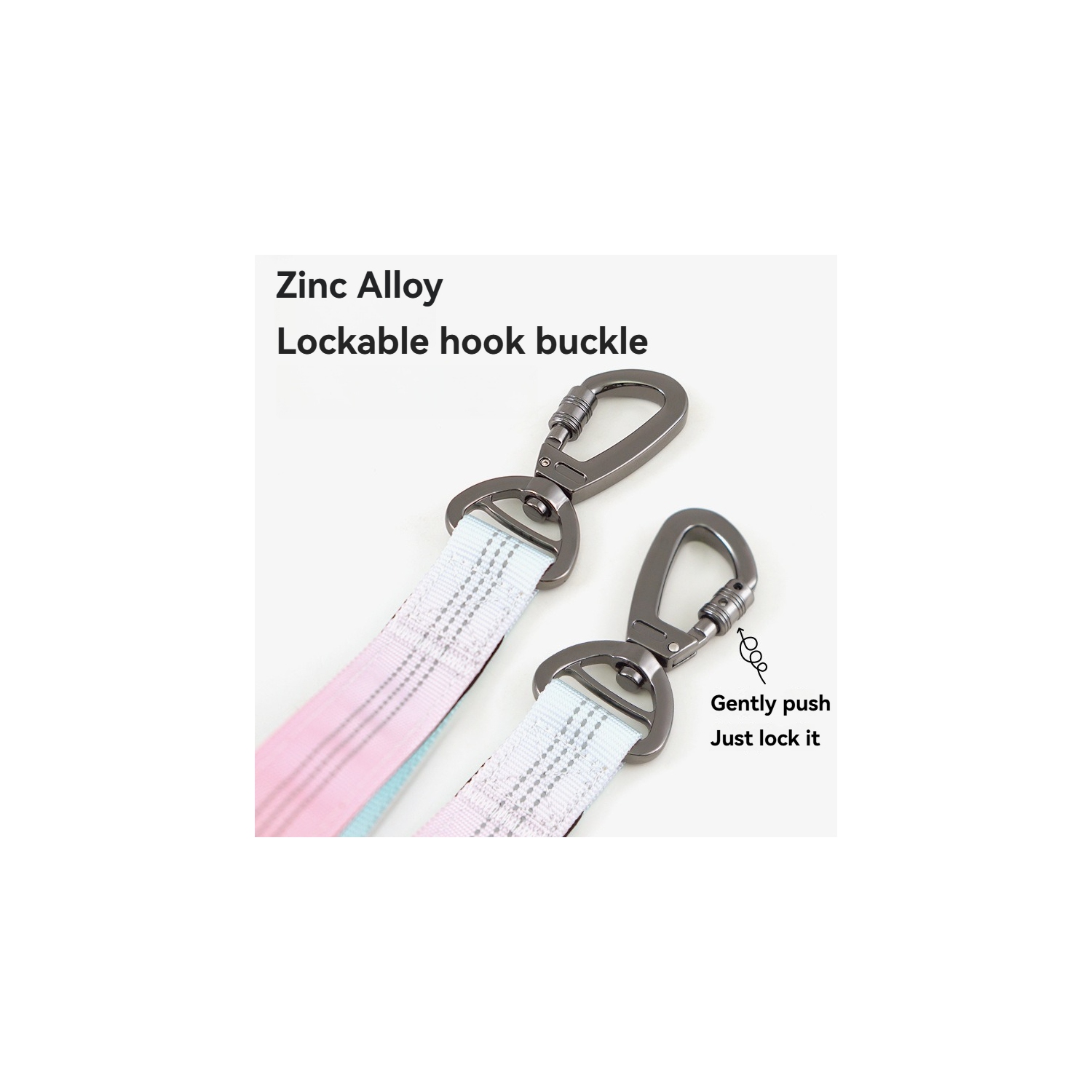 Pet Retractable Leash - 2.2m, Adjustable Length, Shock Absorber, Car Seat Belt Buckle, and Reflective Safety Strips, Versatile, Perfect for Nighttime