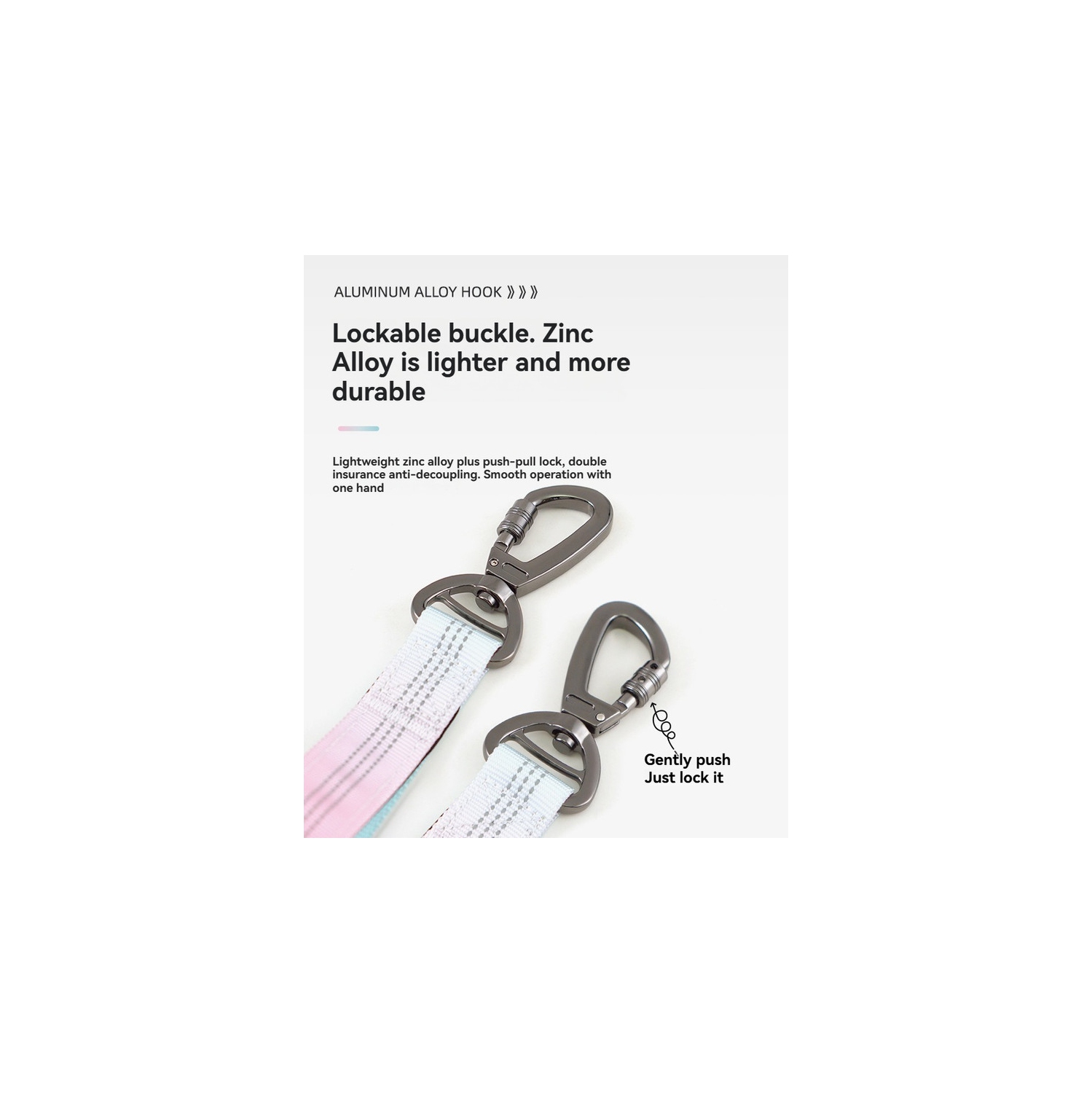 Pet Retractable Leash - 2.2m, Adjustable Length, Shock Absorber, Car Seat Belt Buckle, and Reflective Safety Strips, Versatile, Perfect for Nighttime