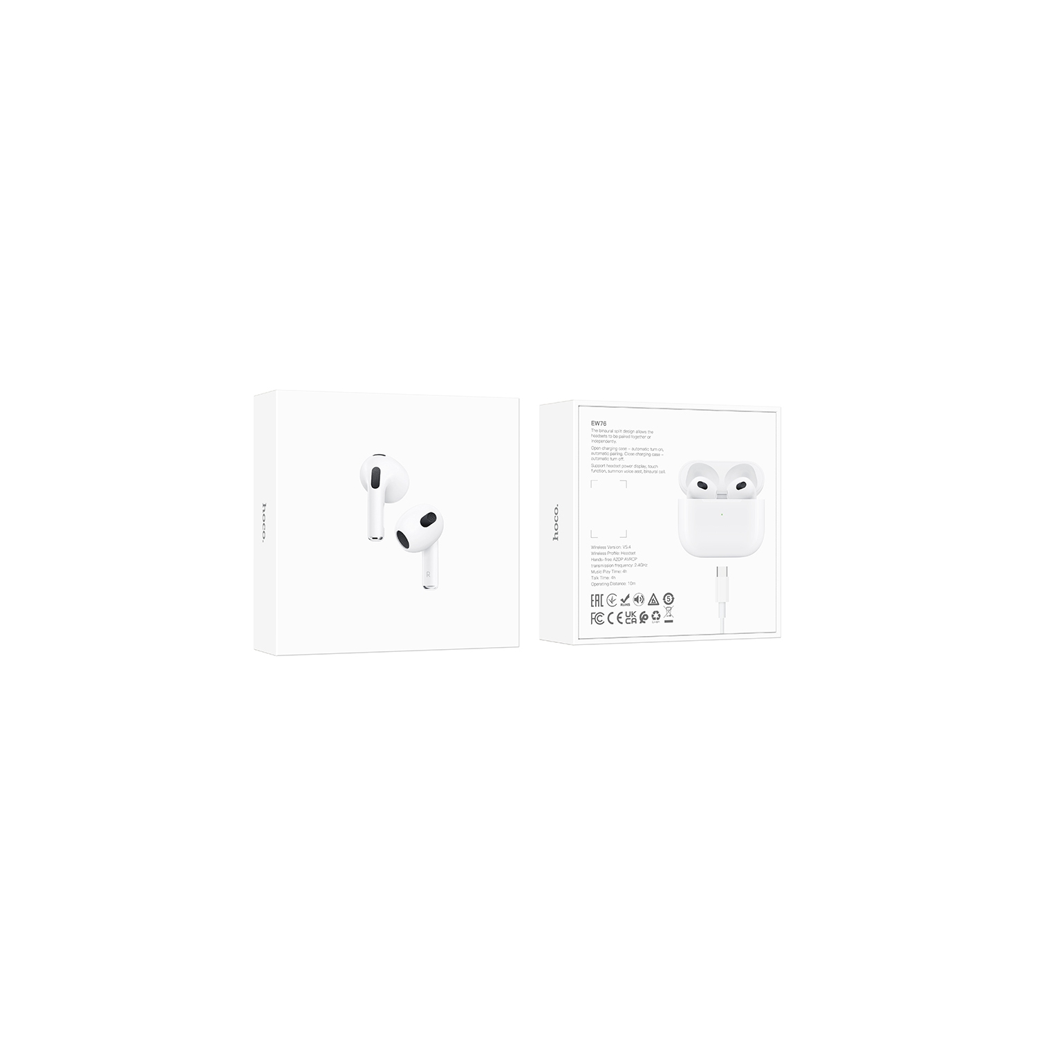 EW76 True Wireless Stereo Bluetooth Earbuds Hedphones