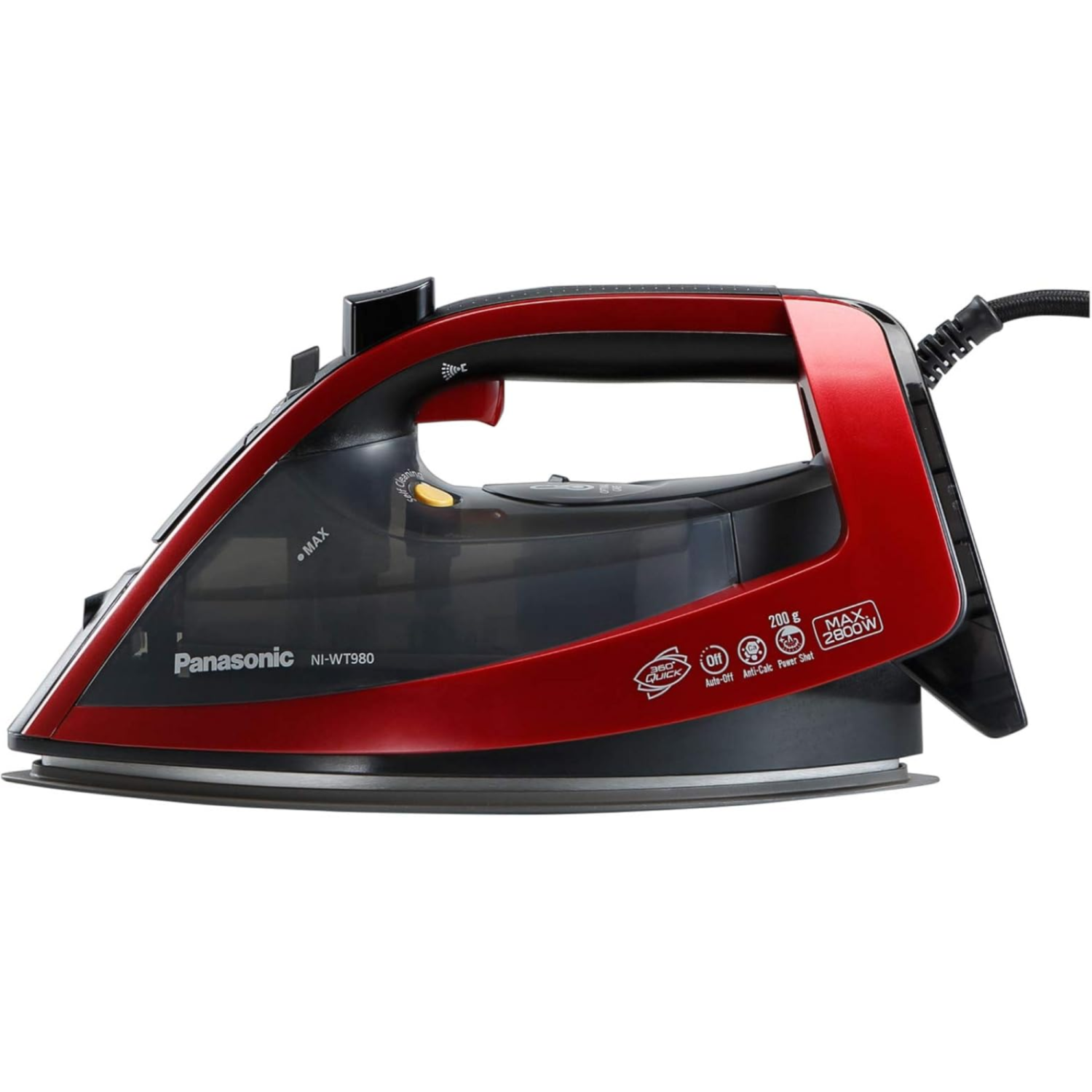 Panasonic Optimal Care Steam Iron NI-WT980 Metallic Red