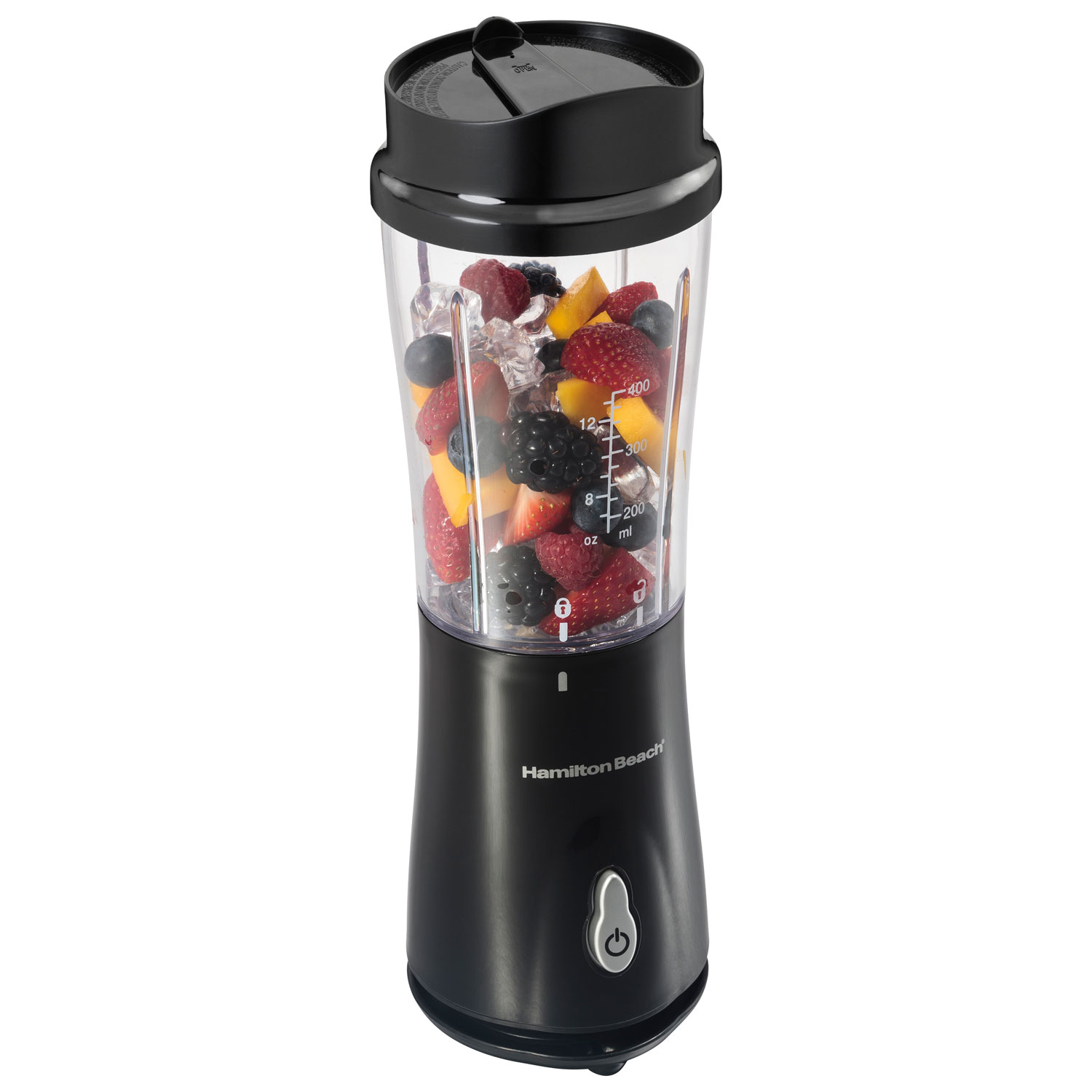 Mélangeur portatif 414 ml/14 oz de 175 W de Hamilton Beach - Noir