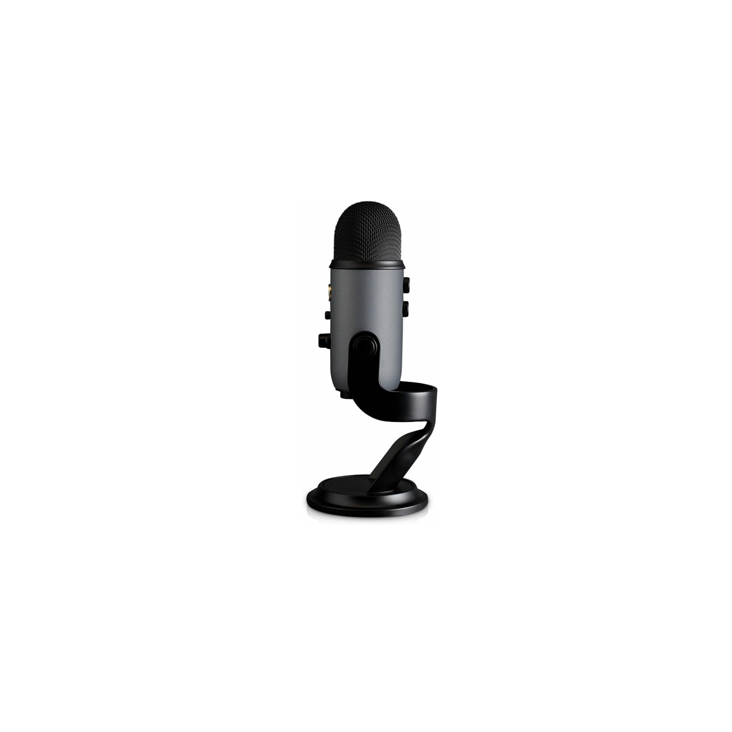 Refurbished - Blue Yeti USB Microphone for Recording, Streaming, Gaming, Podcasting on PC and Mac, Blue VO!CE Effects, Adjustable Stand, Plug and