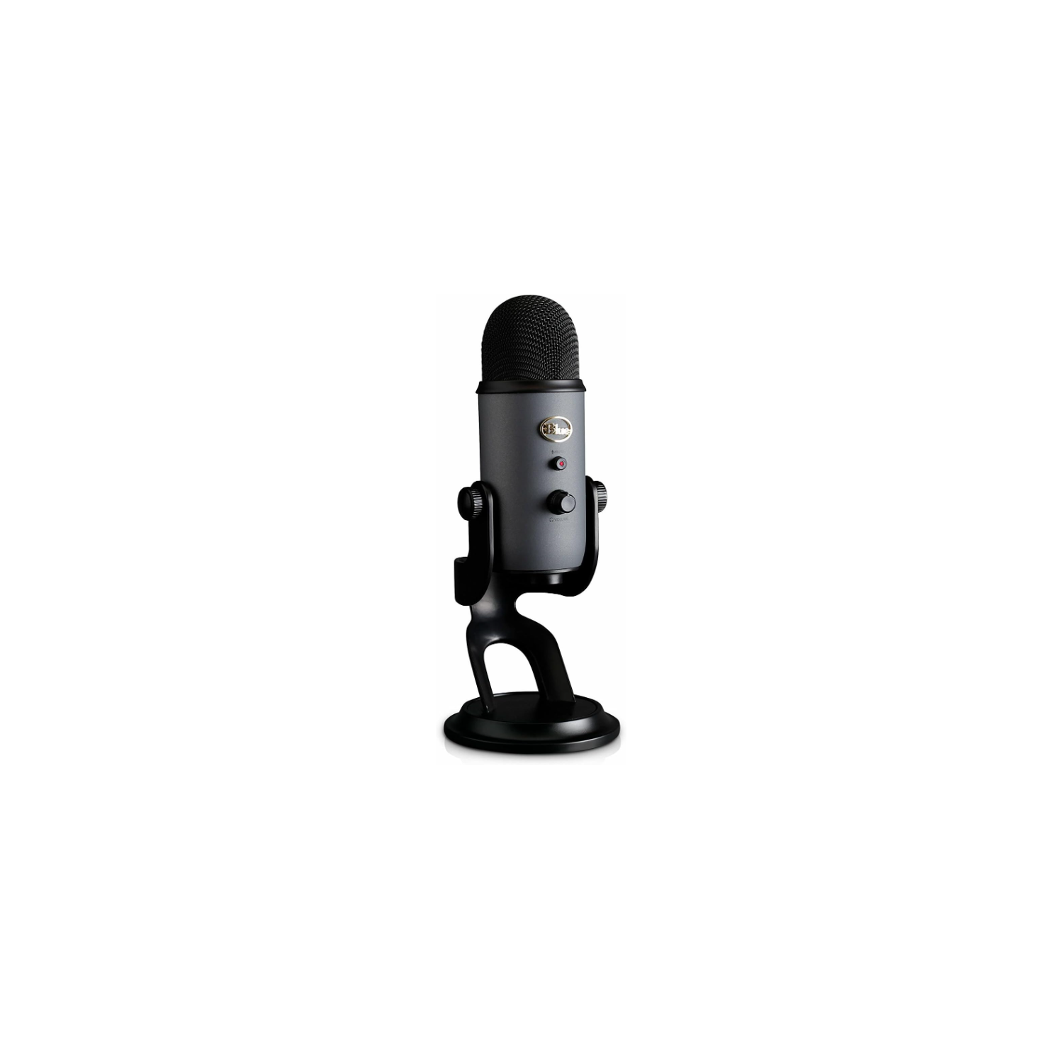 Refurbished - Blue Yeti USB Microphone for Recording, Streaming, Gaming, Podcasting on PC and Mac, Blue VO!CE Effects, Adjustable Stand, Plug and