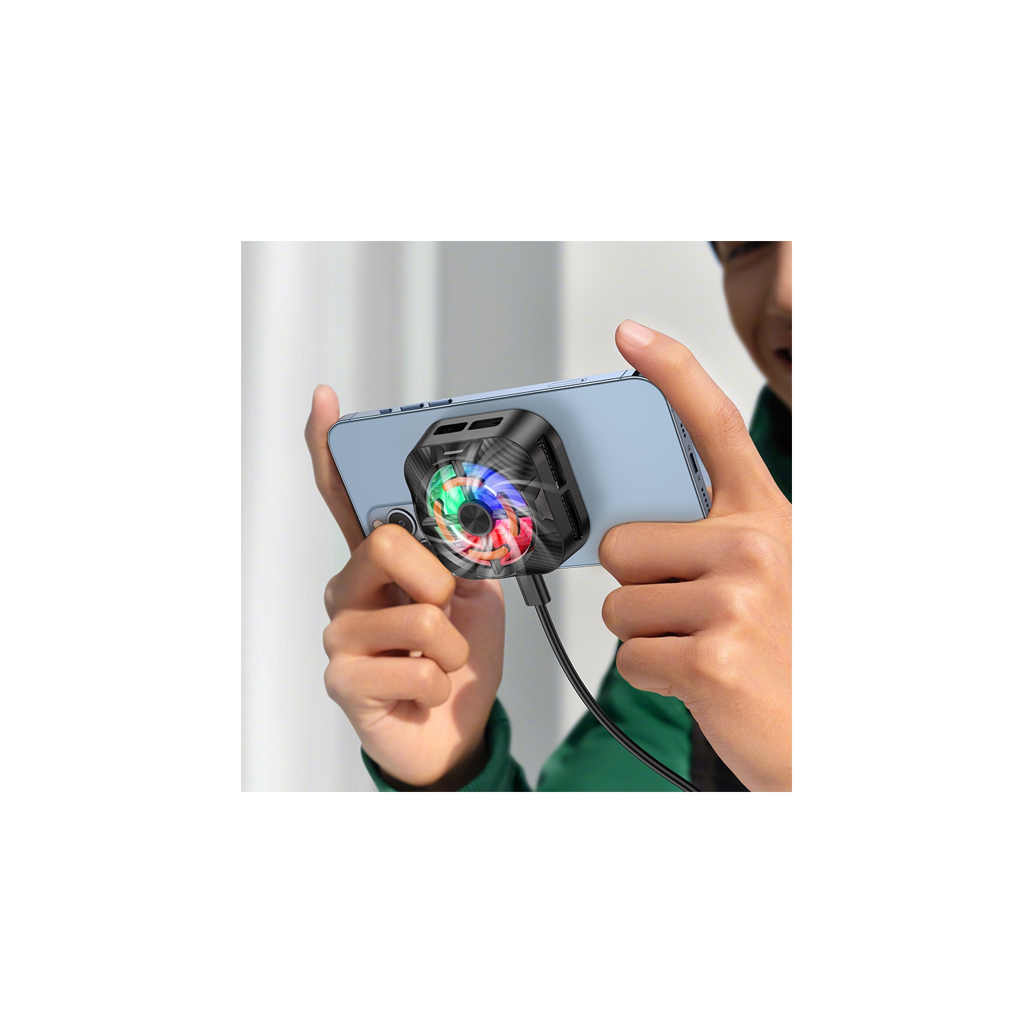 BG15 Universal Mobile Phone Radiator Cell Phone Cooler Portable Phone Cooling Fan