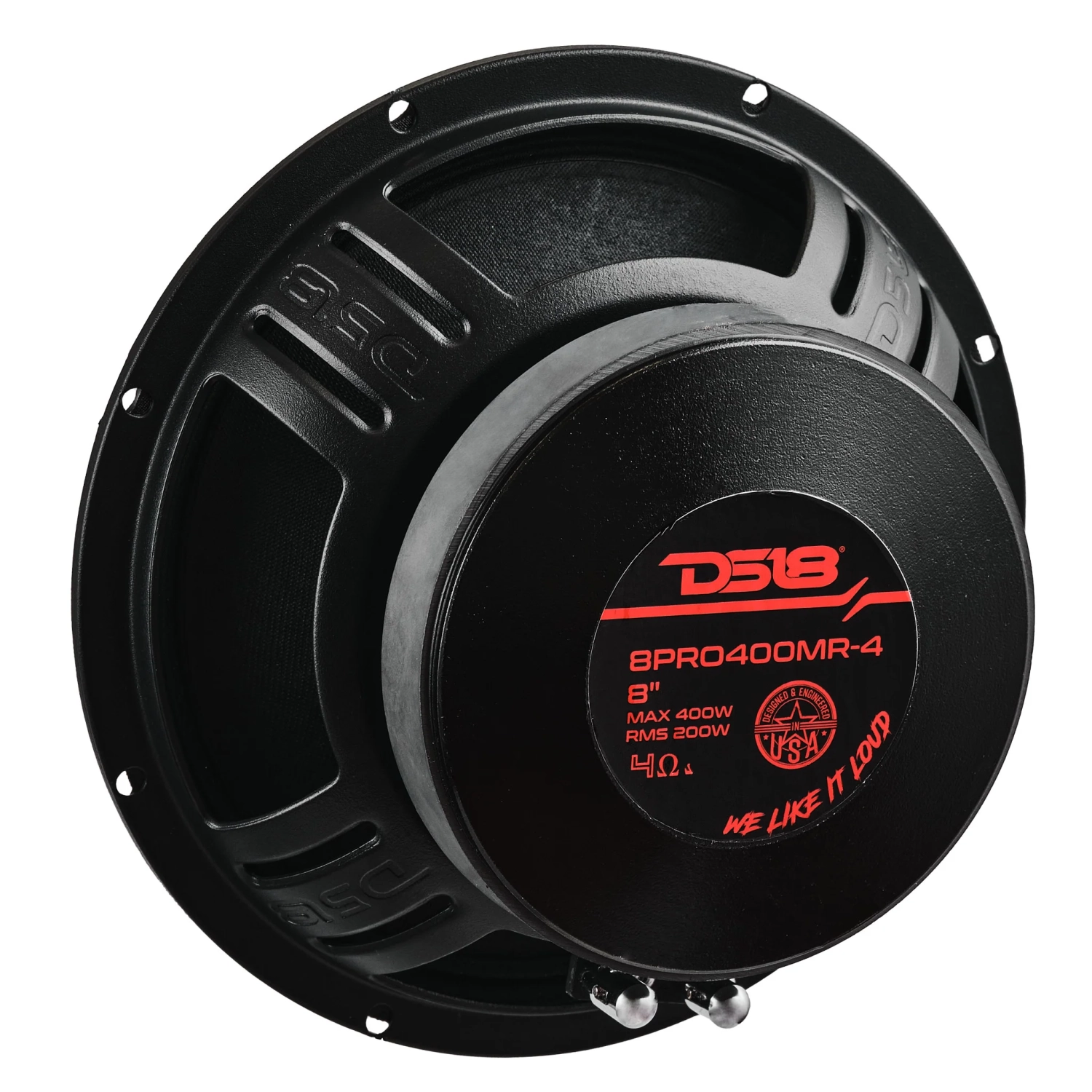 DS18 8PRO400MR-4 8" Midrange Speaker 200W RMS - 4 Ohm