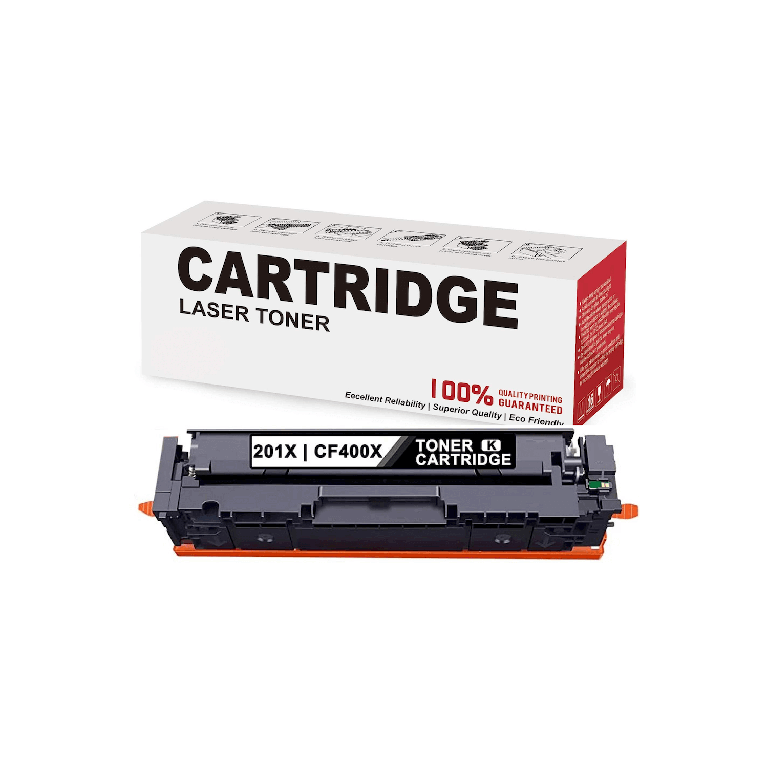 Compatible HP CF400X 201X Toner Cartridge Black 2800 Pages