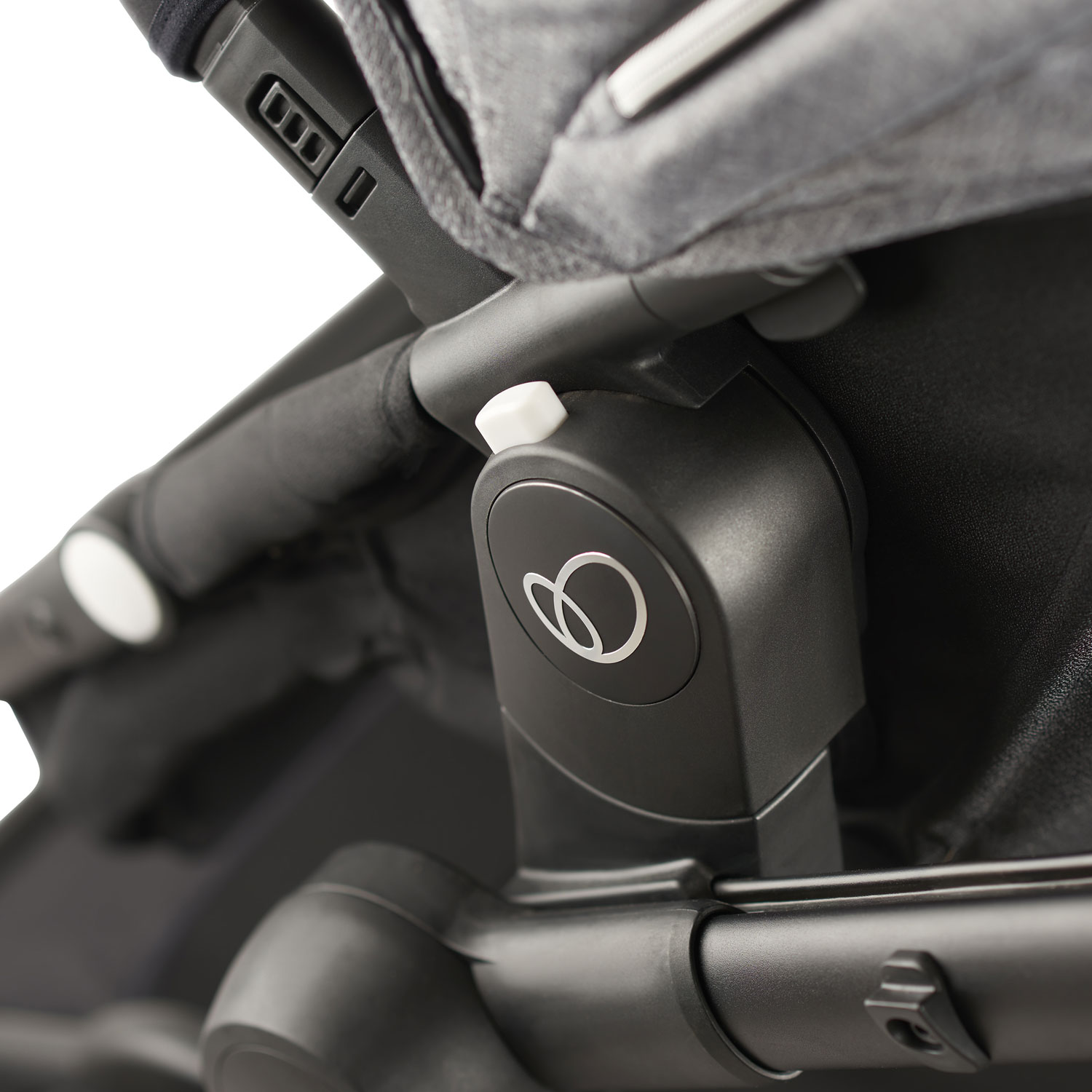 Système de transport modulaire intelligent Gold SensorSafe Pivot Xpan d'Evenflo avec siège d'auto pour bébé LiteMax - Gris lunaire