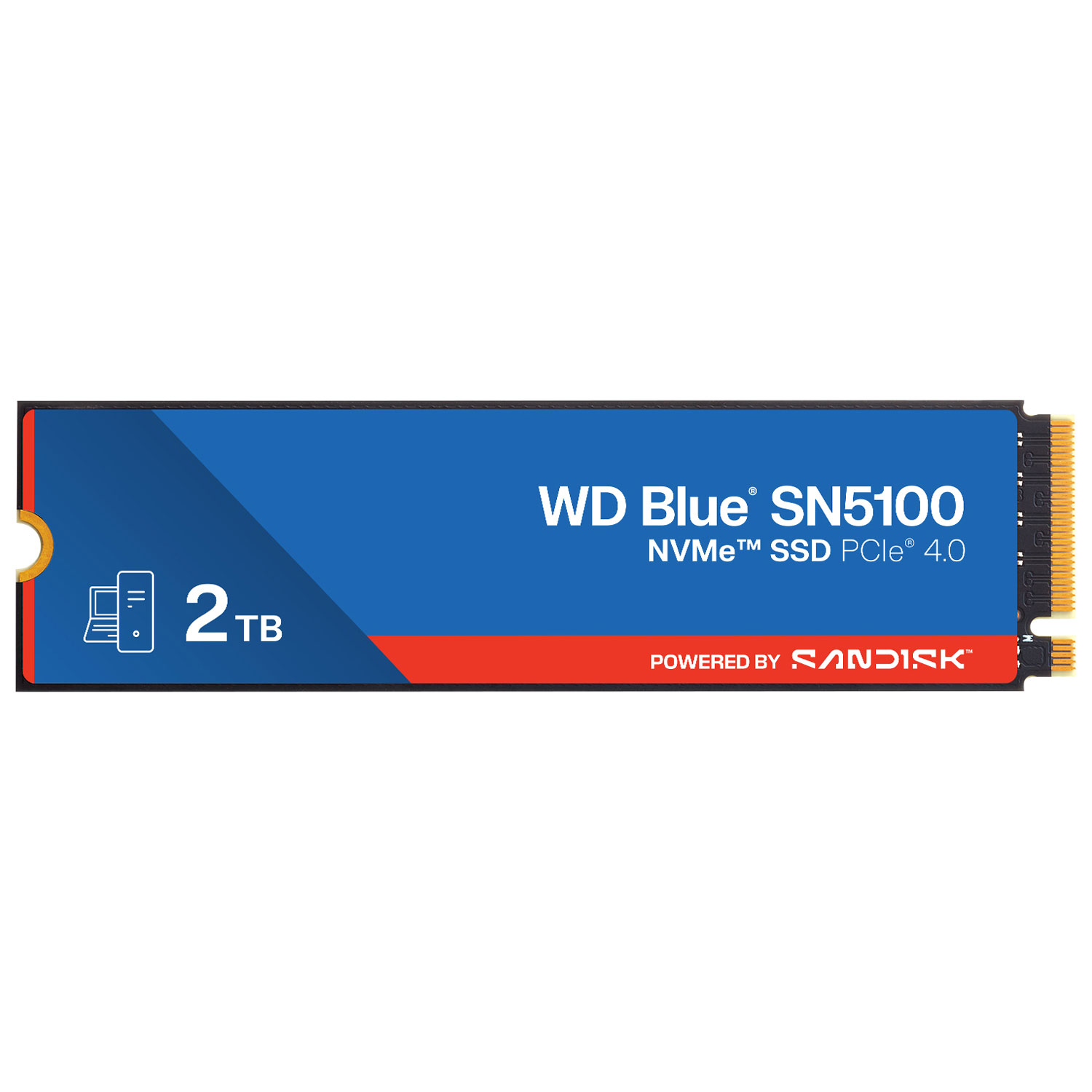 Disque SSD interne NVMe PCI-e de 2 To SN5100 WD Blue