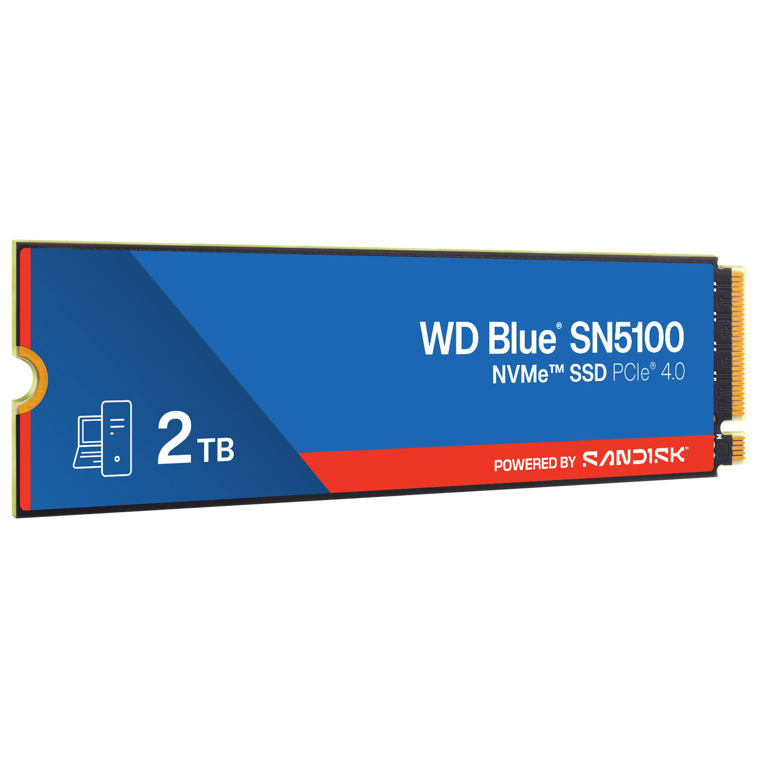 Disque SSD interne NVMe PCI-e de 2 To SN5100 WD Blue