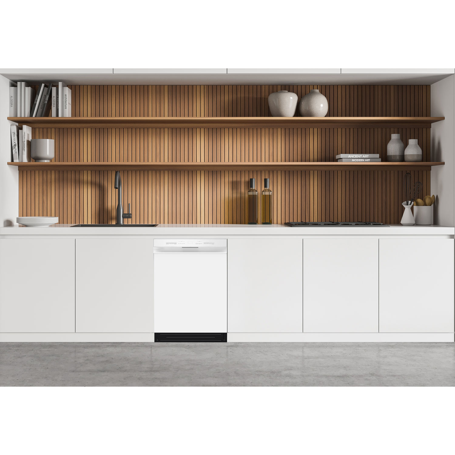 Lave-vaisselle encastrable 24 po 52 dB de Midea - Blanc