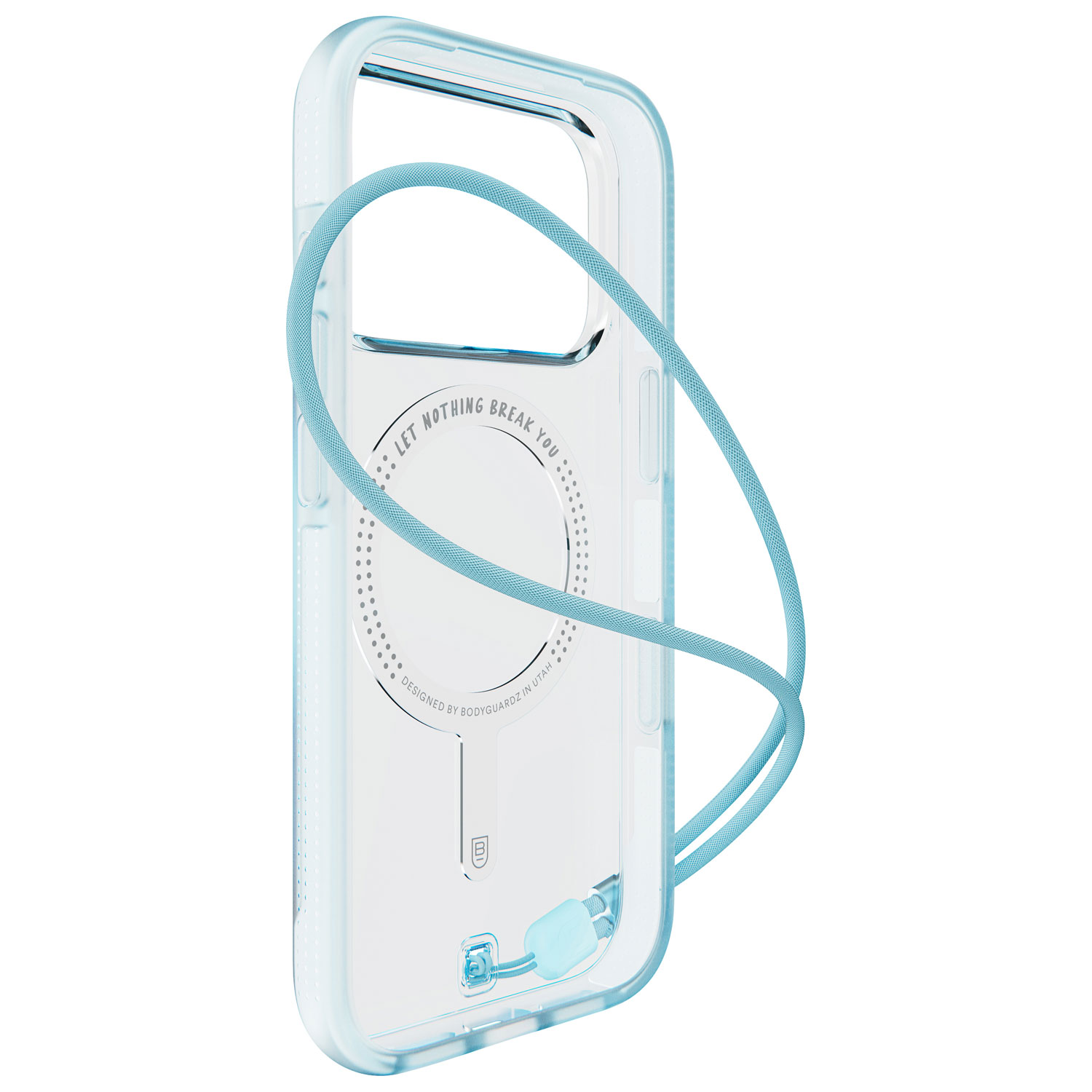 BodyGuardz Ace Pro Fitted Soft Shell Case with MagSafe for iPhone 17 Pro - Blue