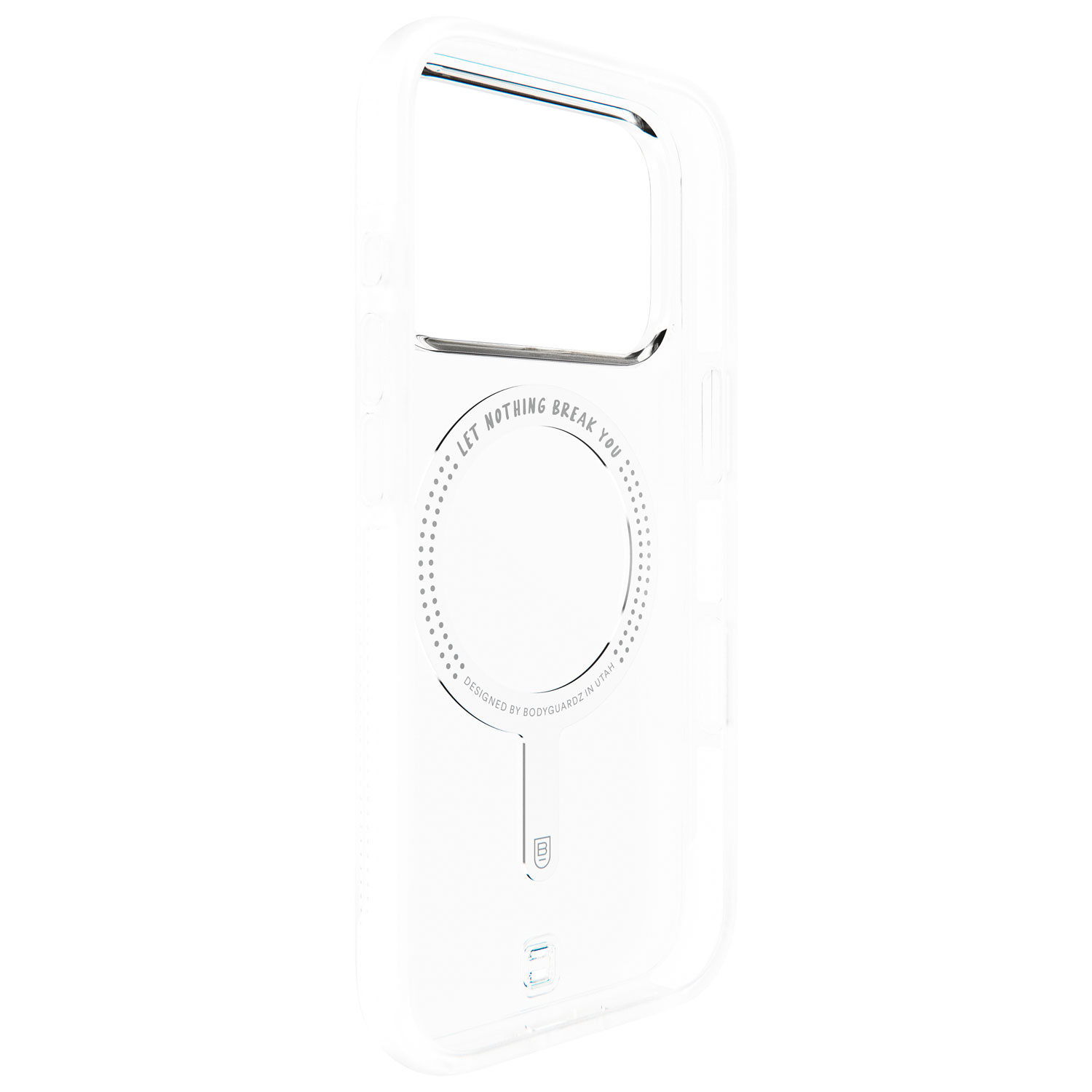 BodyGuardz Ace Pro Fitted Soft Shell Case with MagSafe for iPhone 17 - Clear/White
