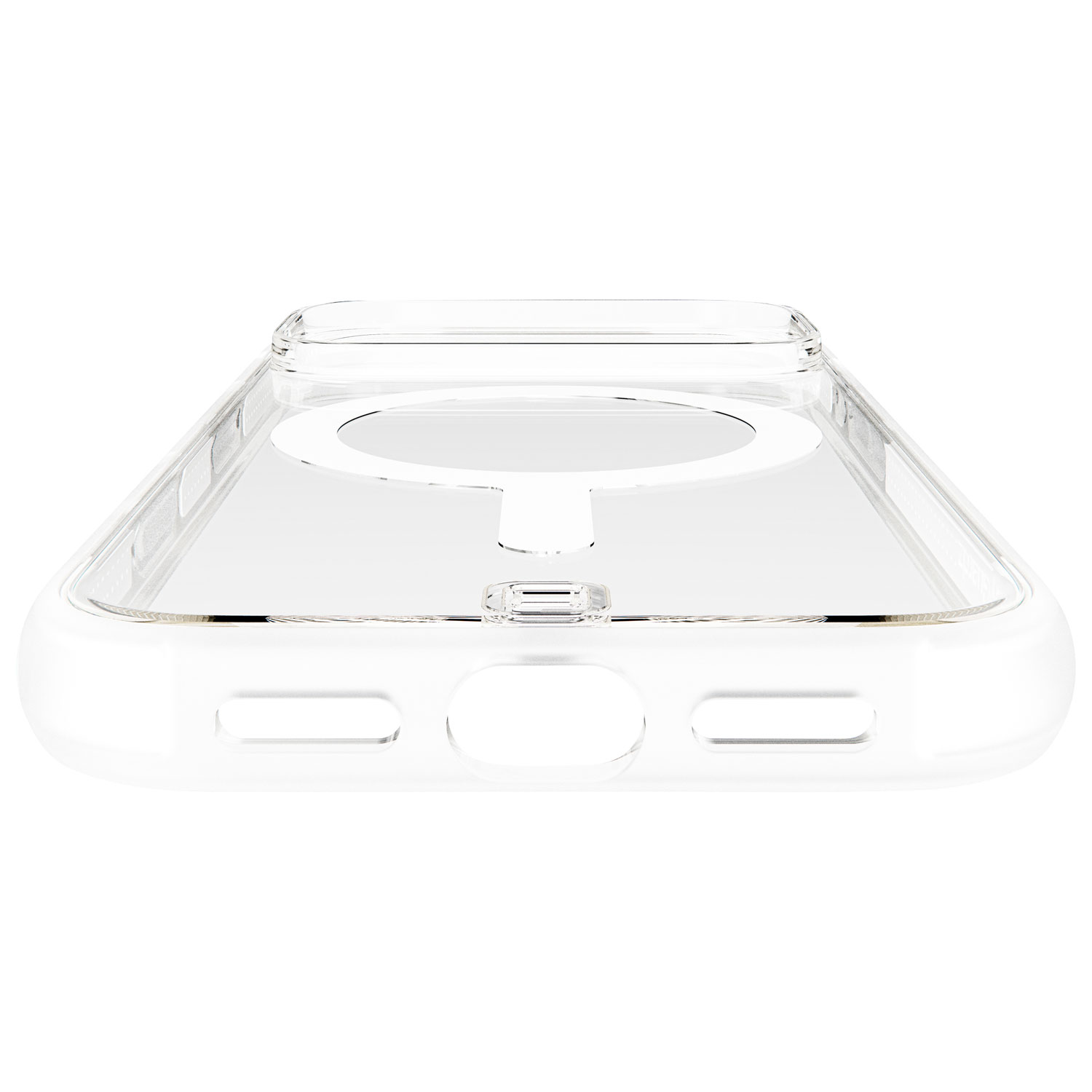 BodyGuardz Ace Pro Fitted Soft Shell Case with MagSafe for iPhone 17 - Clear/White