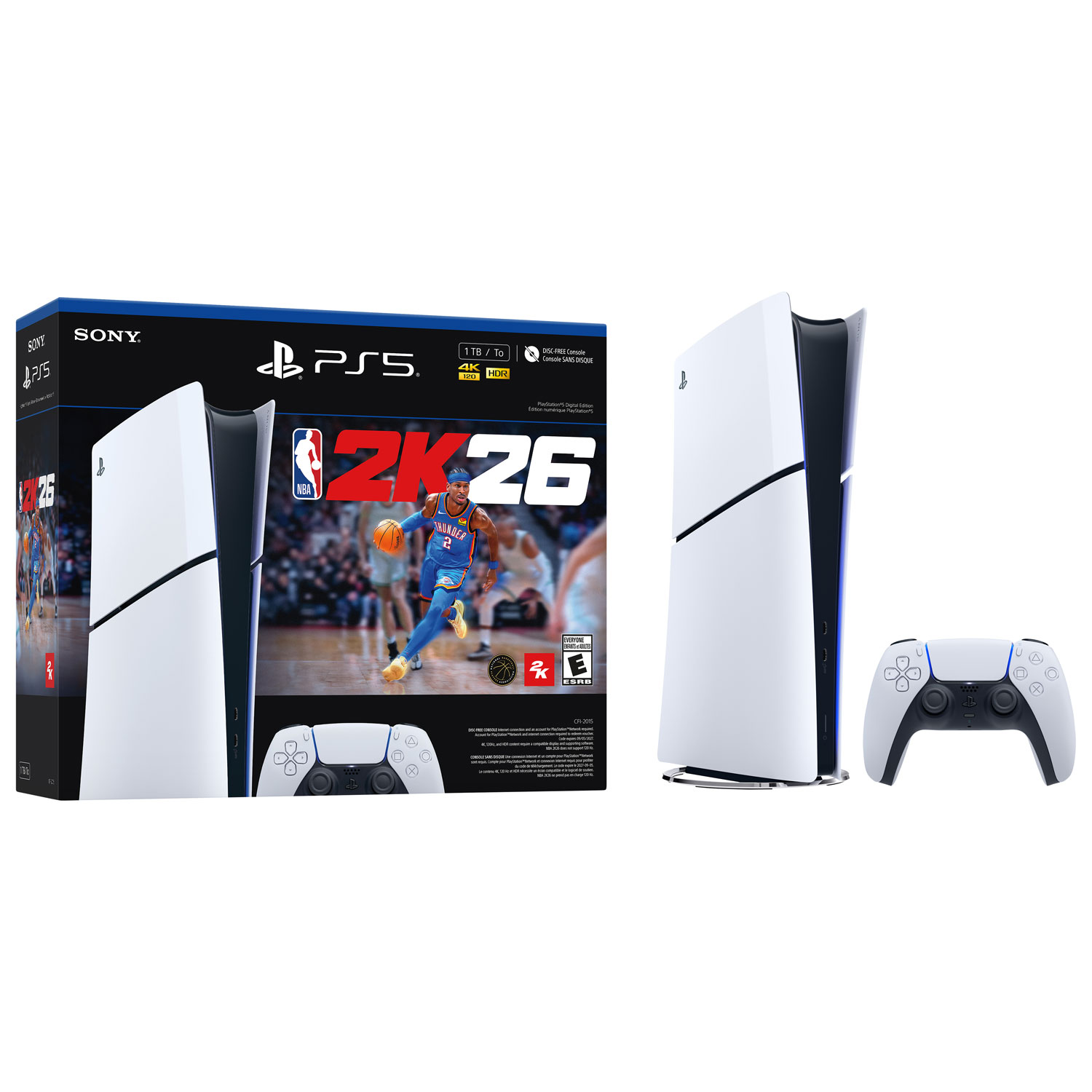 PlayStation 5 NBA 2K26 Digital Edition Bundle | Best Buy Canada PlayStation 5 NBA 2K26 Digital Edition Bundle | Best Buy Canada
