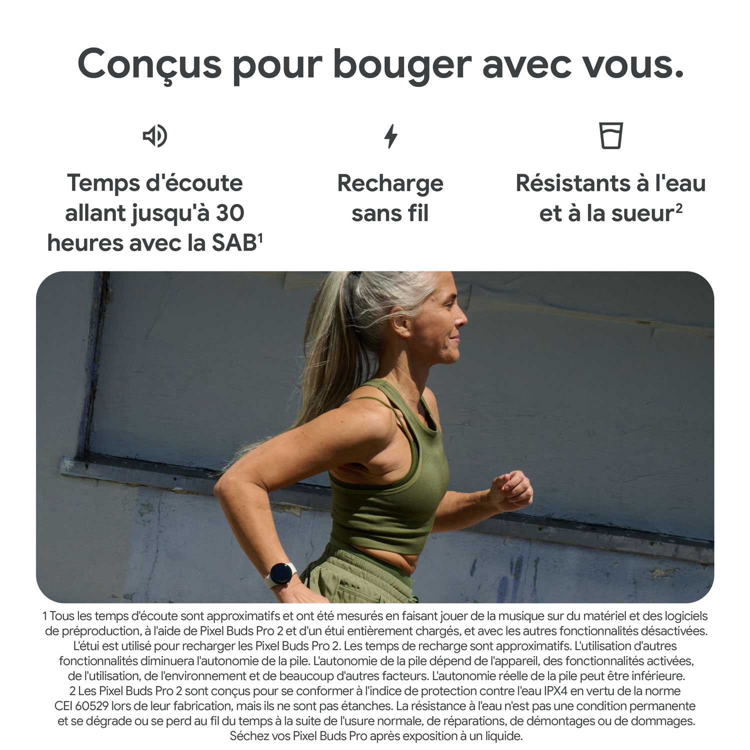 Google Pixel Buds Pro 2 In-Ear Noise Cancelling True Wireless Earbuds - Moonstone