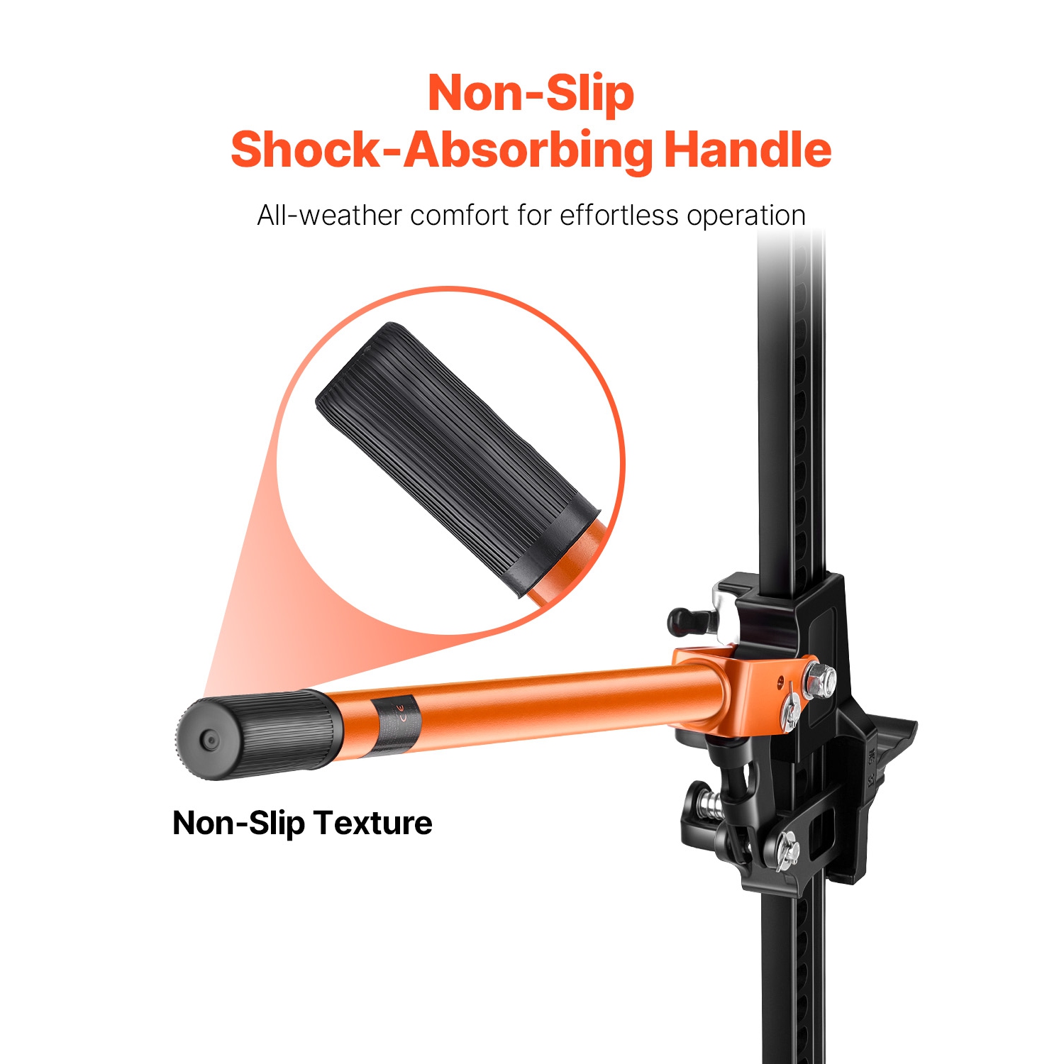 VEVOR 60" Farm Jack, Utility High Lift Farm Jack, 3.18 Ton Capacity Ratcheting Off Road Utility Jacks, Heavy-Duty Lift Jacks with 5.12"-54.33"