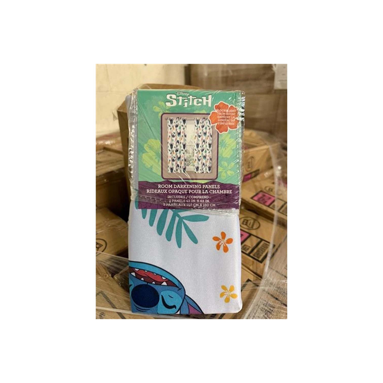 LILO & Stitch Island Vibes – Fenêtre assombrissante, 2 panneaux&nbsp;»