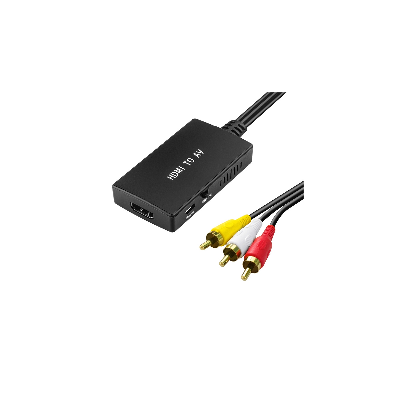 Convertisseur HDMI à AV portatif, idéal pour une utilisation à domicile