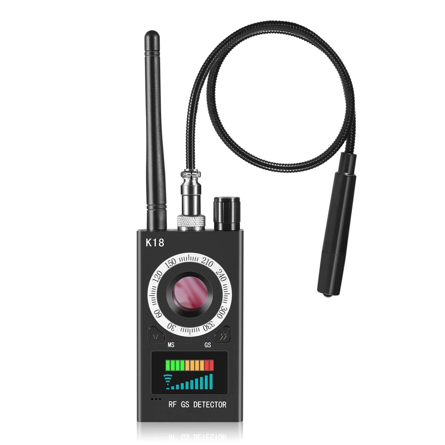 Détecteur de caméra cachée portatif, détecteur de caméra anti-espion, détecteur de suivi GPS, détecteur de dispositif caché pour hôtel, salle de