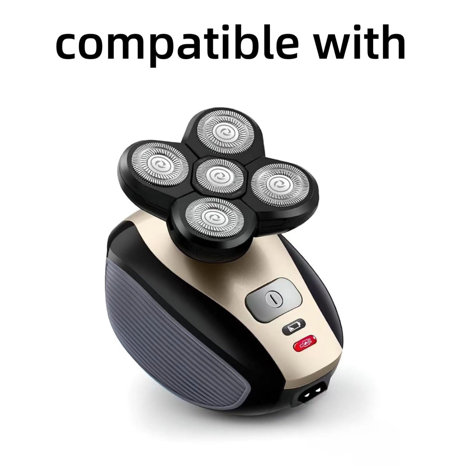 3-Pack 5-Blade Replacement Razor Heads for Men's Freedom Razors