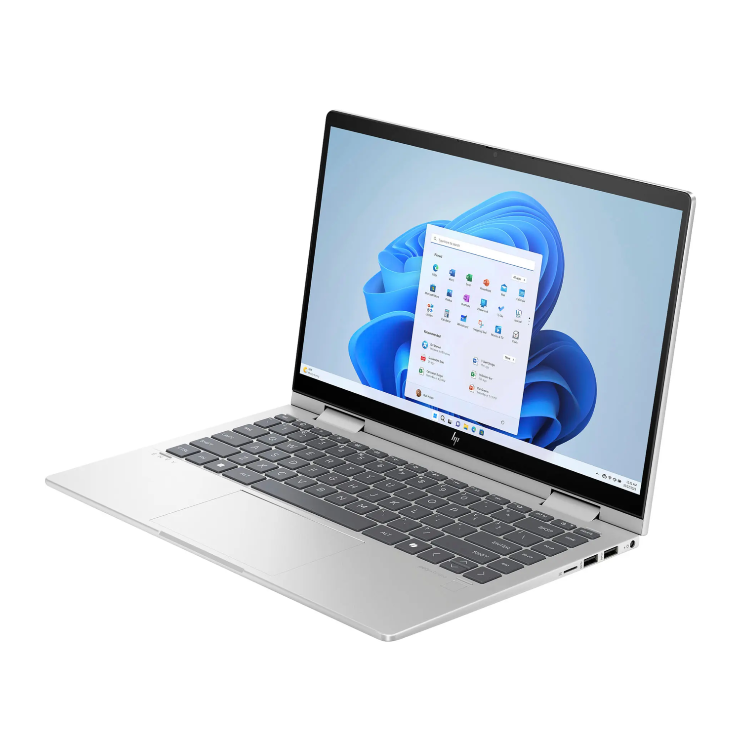 HP Envy x360 2-in-1 14" FHD Touchscreen Laptop-Silver( Intel 5 120U/ 1TB SSD/8GB RAM/Win 11 Pro)