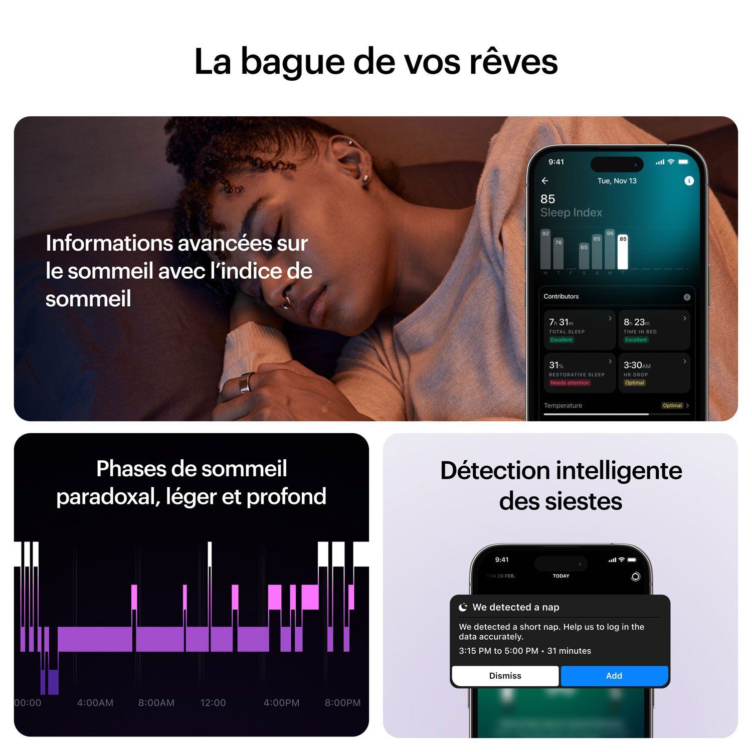 Anneau intelligent pour le sommeil et la mise en forme Ring Air d'Ultrahuman - Taille 5 - Rose doré