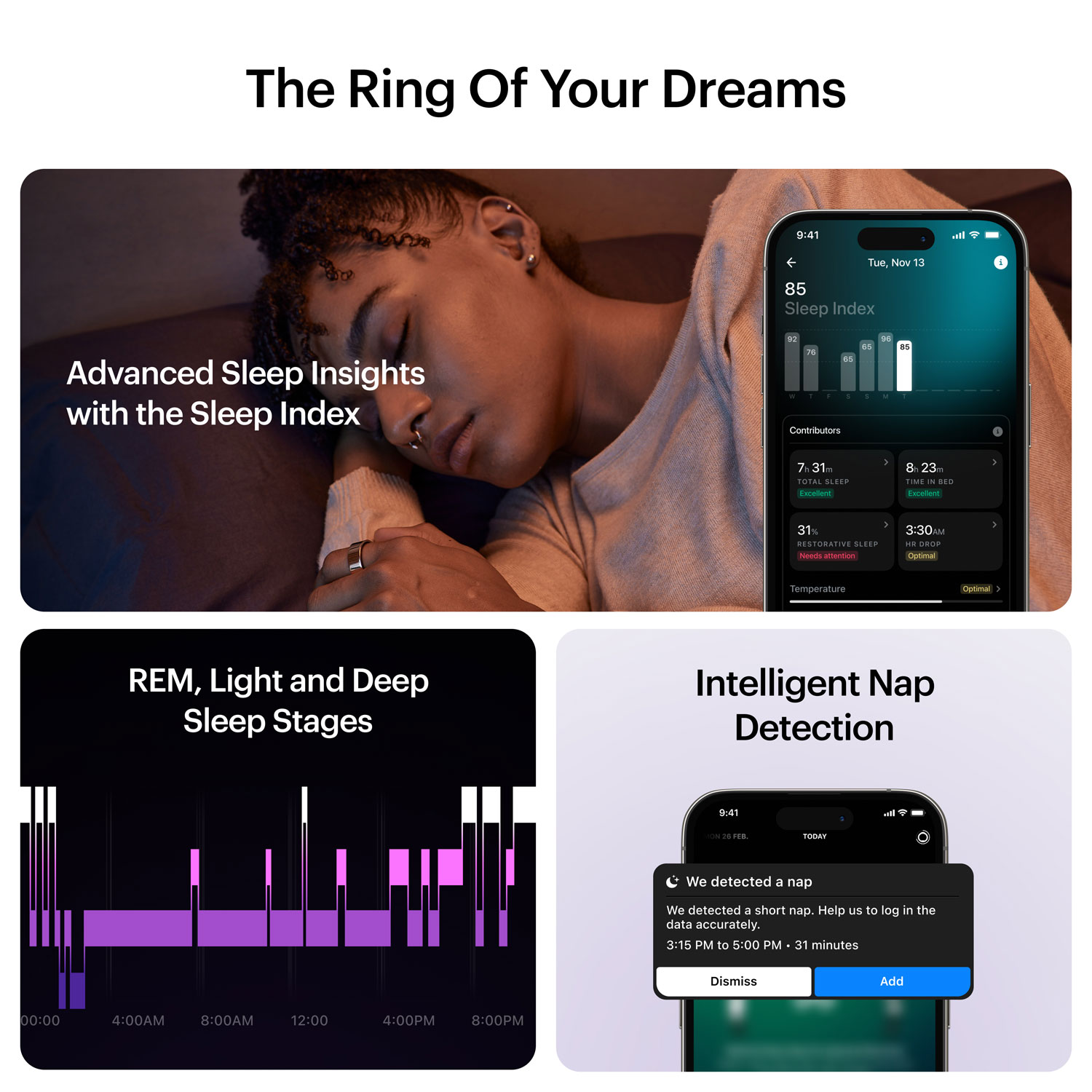 Ultrahuman Ring Air Sleep & Fitness Smart Ring - Size 14 - Rose Gold
