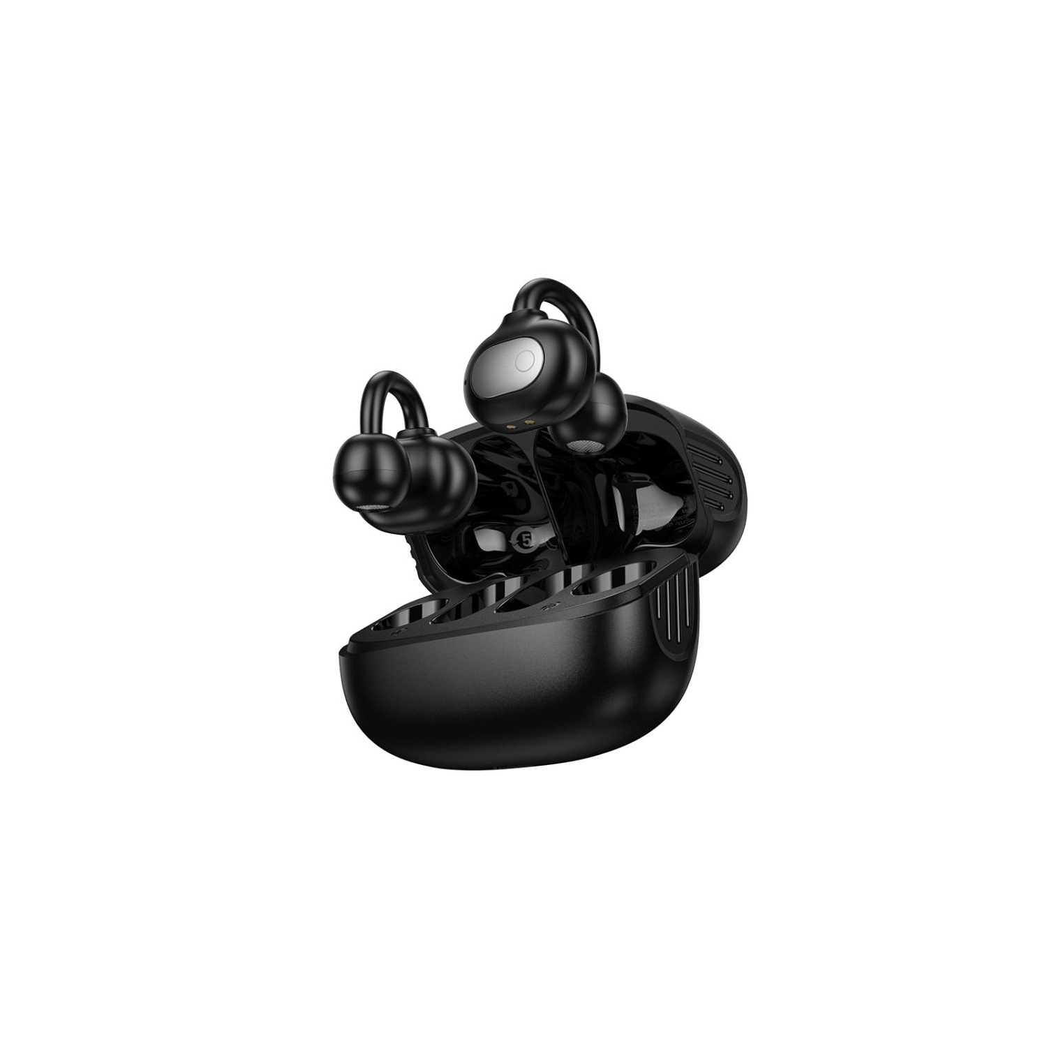 Casque d'écoute Bluetooth 100 % sans fil à pince T1 de BOROFONE, noir