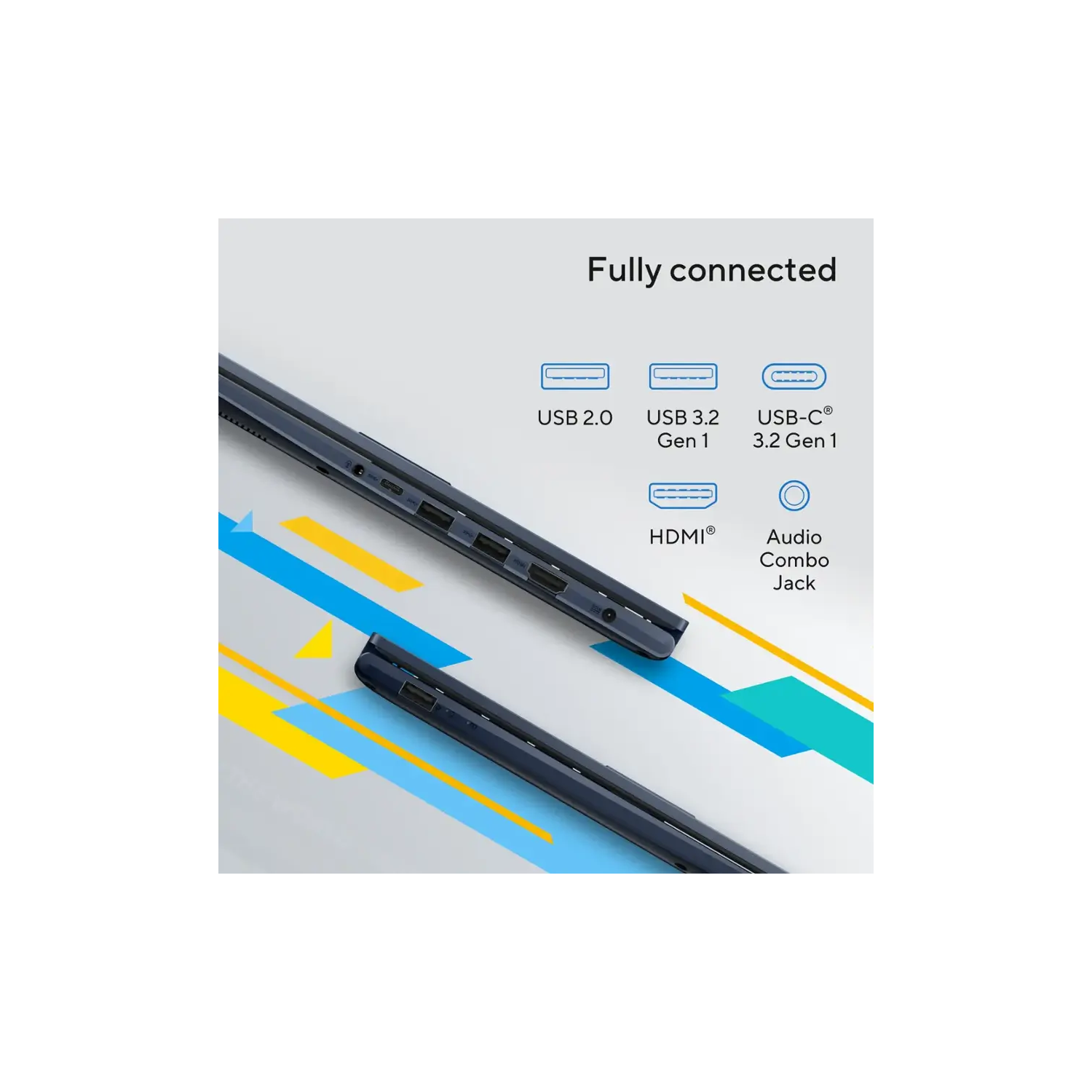 Portable VivoBook14 de 14&nbsp;po FHD d'ASUS, écran LED, 13ᵉ gén i5 d'Intel, SSD DDR4 512&nbsp;Go d'24&nbsp;Go, carte graphique UHD, HDMI, USB-C,