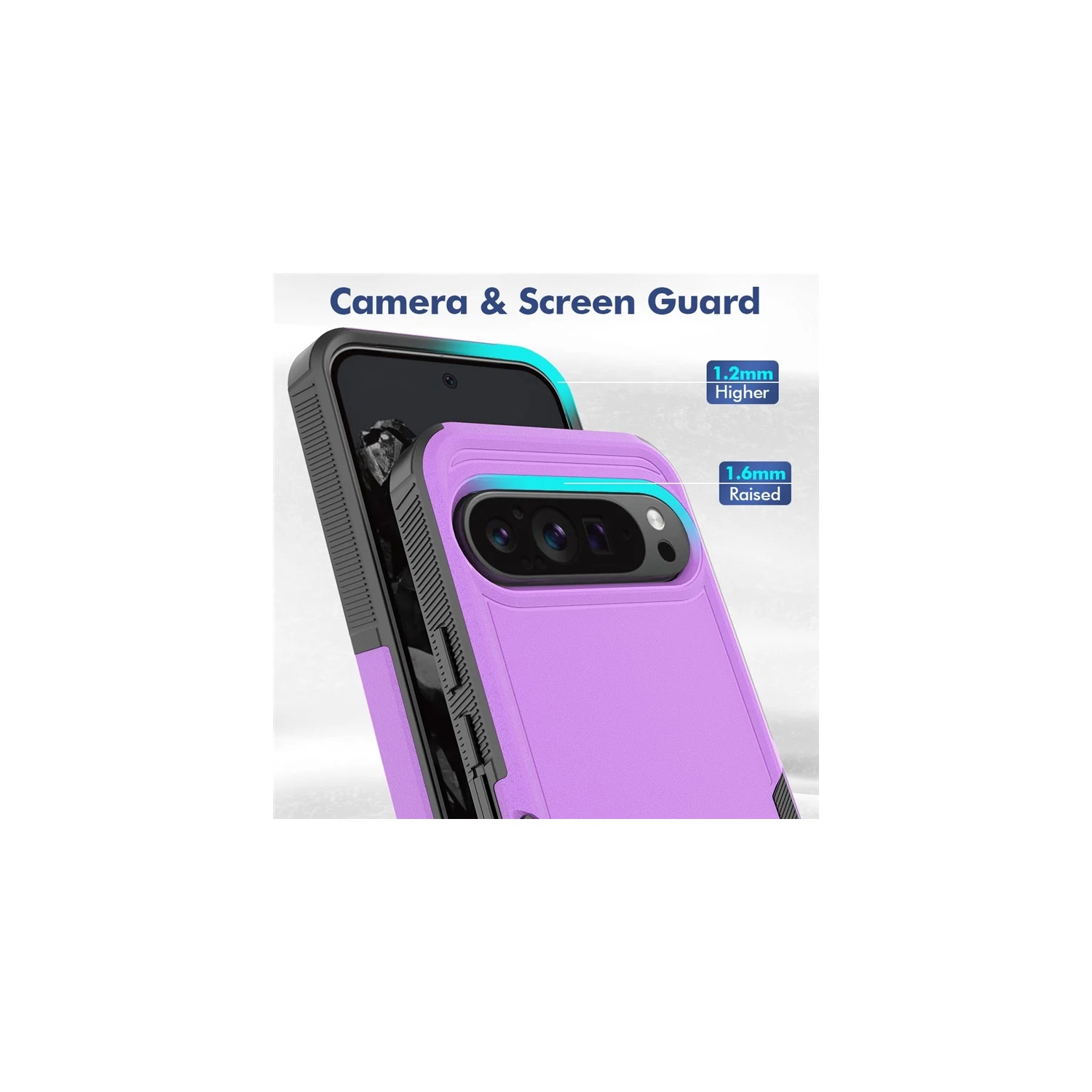 XCRS Google Pixel 10 Pro XL Étui double couche robuste Comm, robuste, Tuff Cover