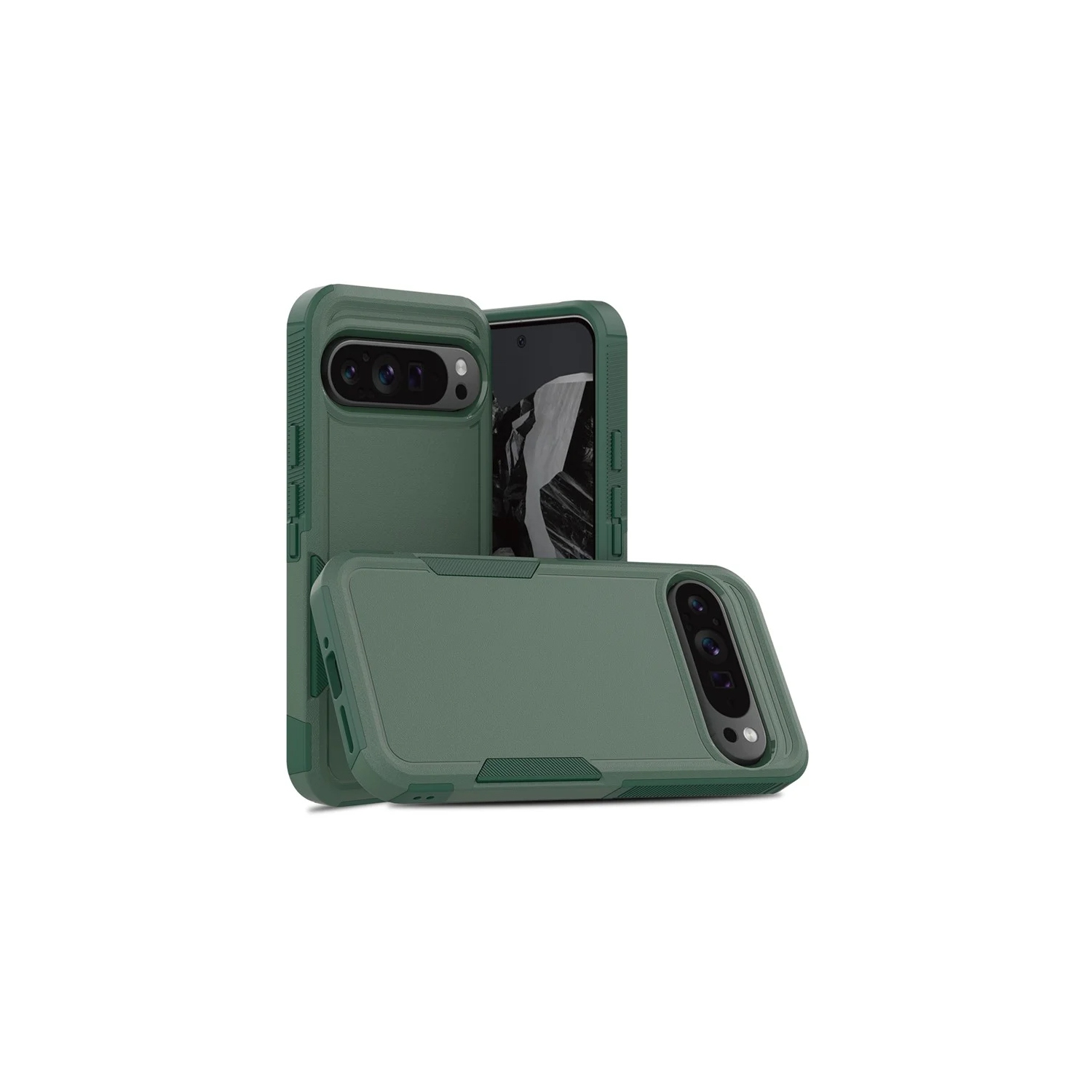 XCRS Google Pixel 10 Pro XL Étui double couche robuste Comm, robuste, Tuff Cover