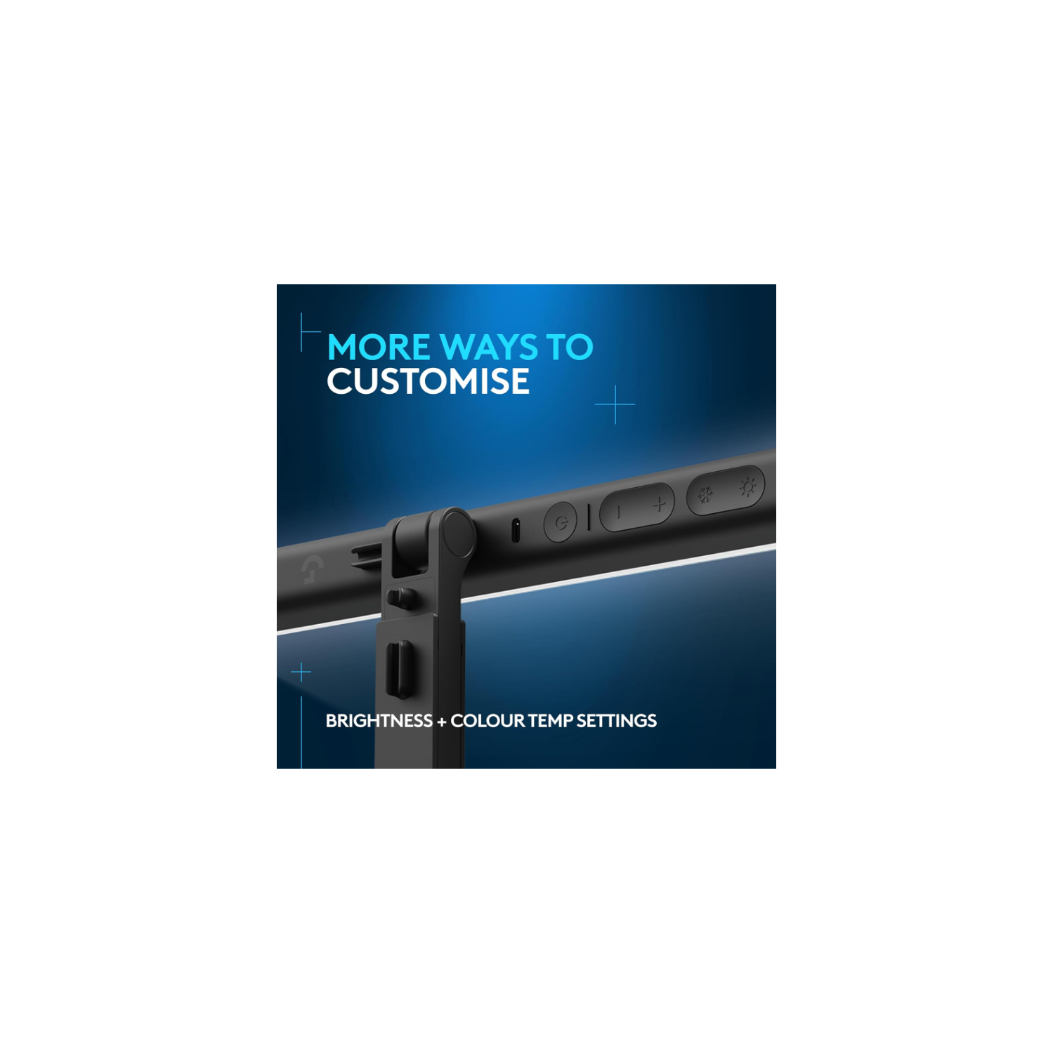 Barre lumineuse DEL haut de gamme Litra Beam de Logitech G pour PC/Mac&nbsp;: Touches lumineuses diffusion en continu, Bluetooth et commandes