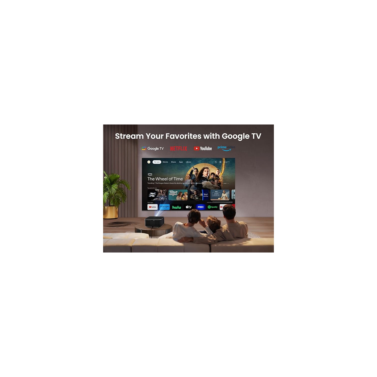 Yaber K3 Pro Projector with subwoofer