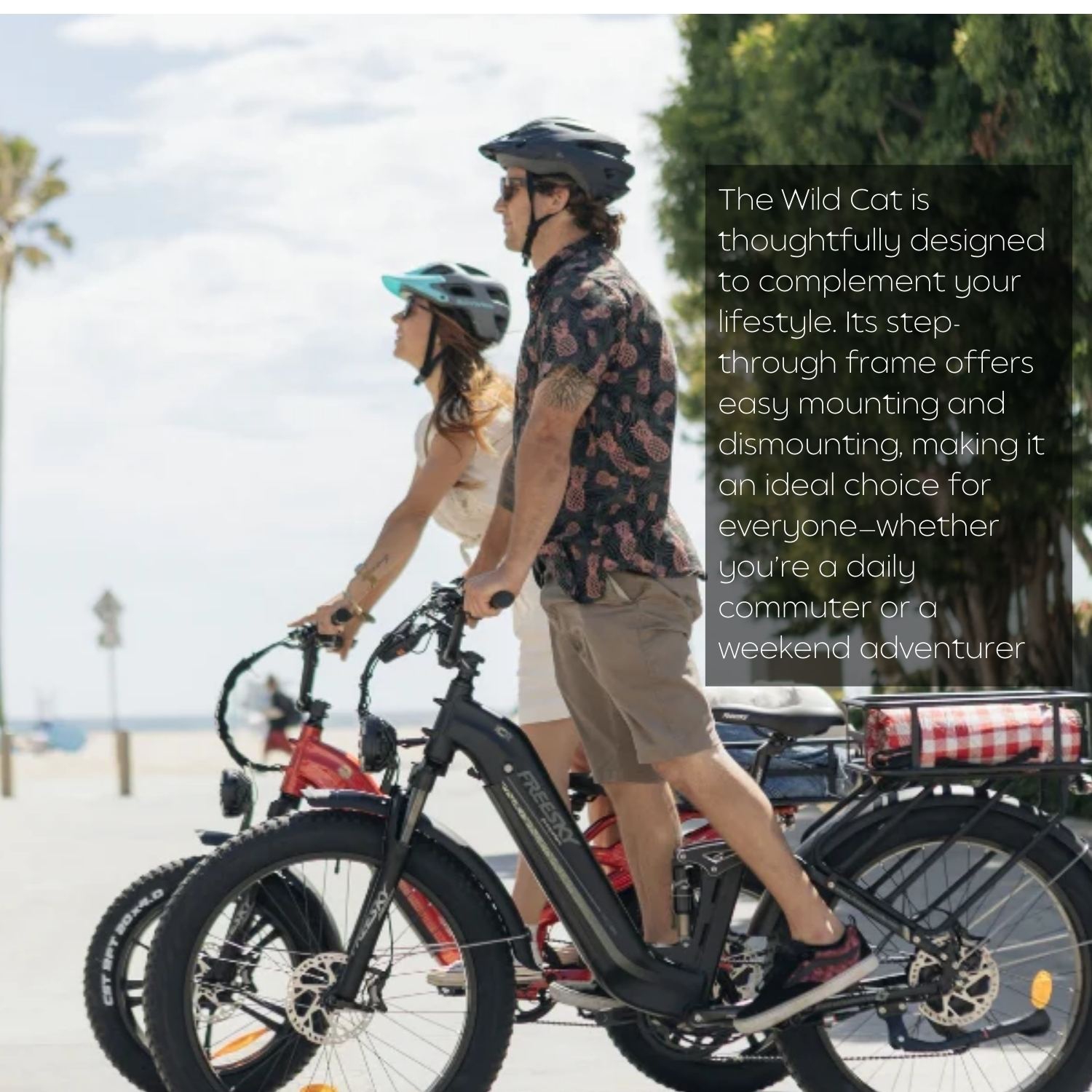 Wild Cat ProEbike|Power MoTor 1000W| SAMSUNG Cells Lithium Battery Tested |Long Range Up To 105 Miles|Max Speed 35 MPH|Safe Hydraulic Disc Brake|LCD