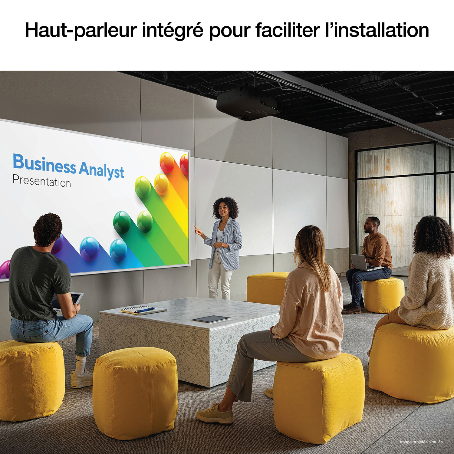 Projecteur d'entreprise DEL HD 1080p Pro EX9270 d'Epson