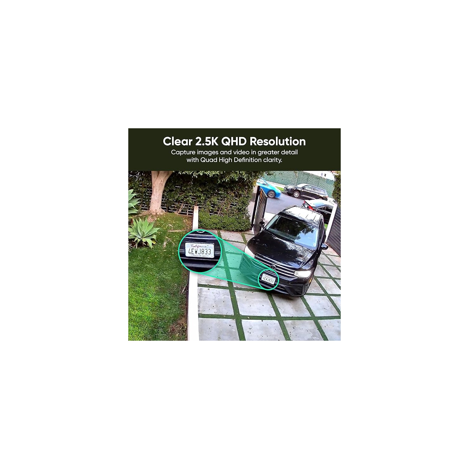 WYZE Cam v4, 2.5K HD WiFi Smart Home Security Camera, Indoor/Outdoor, Pet/Baby Monitor, Motion Activated Spotlight/Siren, Color Night Vision, 2-Way