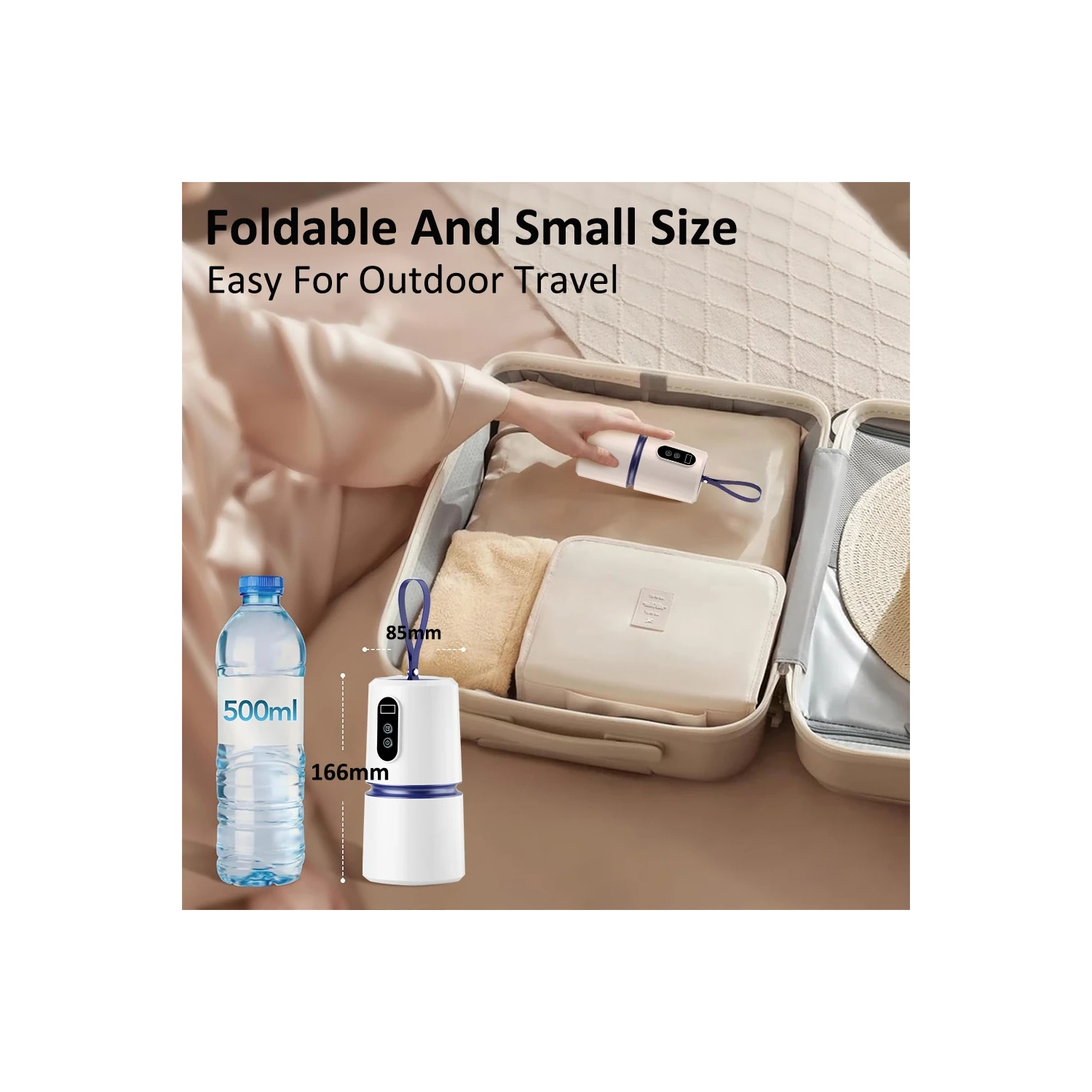 Souffleuse à air pliante Sèche-linge 8 engrenages à minuterie avec circulation de chauffage à 360° pour l'utilisation dans une résidence