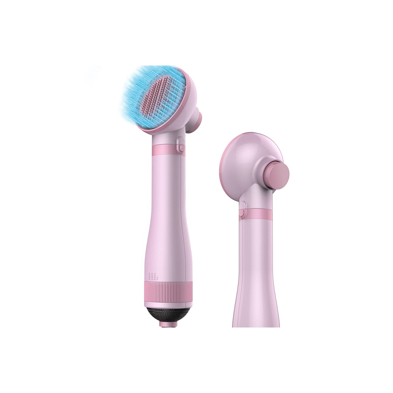 Portable 2-in-1 Gentle Grooming Blower Dryer with Slicker Brush for Dogs and Cats, Portable Pet Slicker Brush Dog Hair Dryer