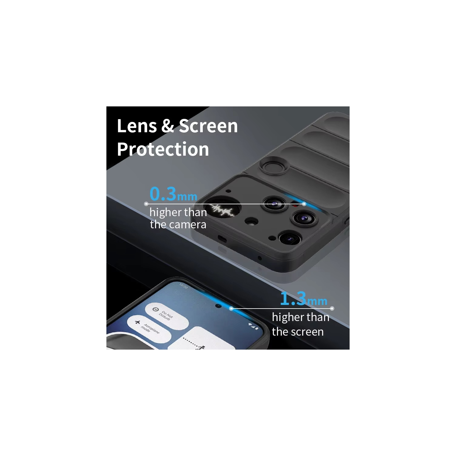 For Nothing Phone 3 Case Shockproof Rubber Silicone Protective Bumper For Nothing Phone 3 - Green