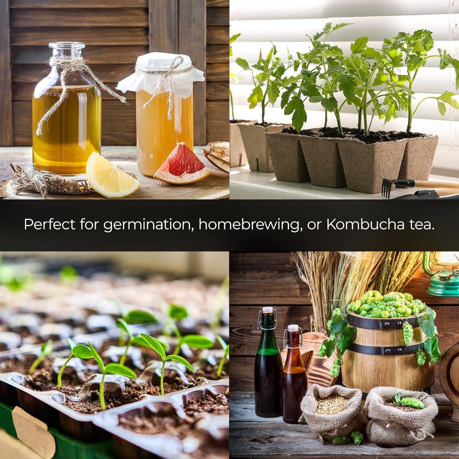 BN-LINK Durable Seedling Heat Mat, 10"x20.75", Waterproof, for Seed Starting/Greenhouse/Germination