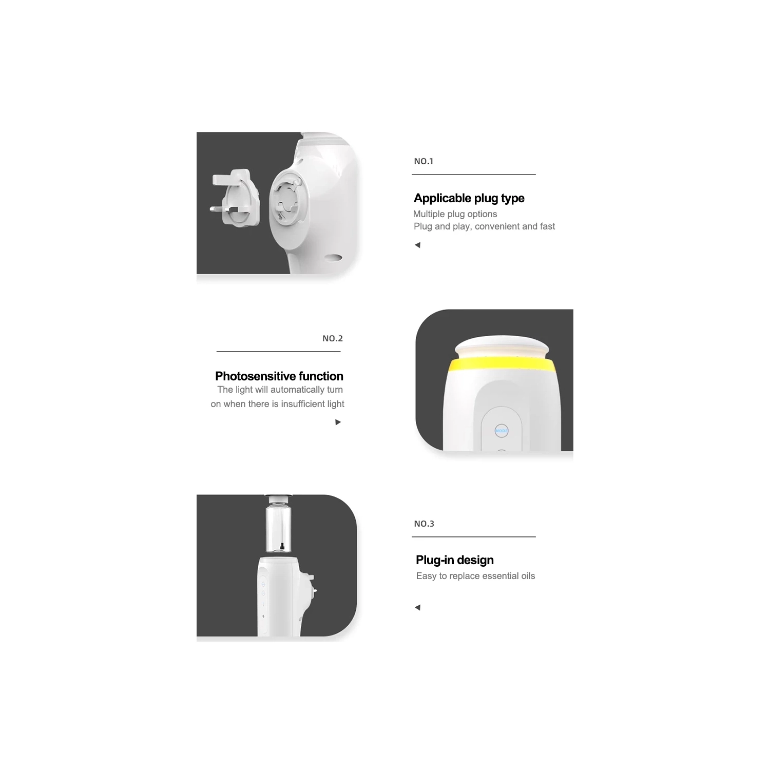 Essential Oil Diffuser for Homes and Hotels – Bluetooth-Controlled Scent Diffuser for Home & Office, Room Scent (White)