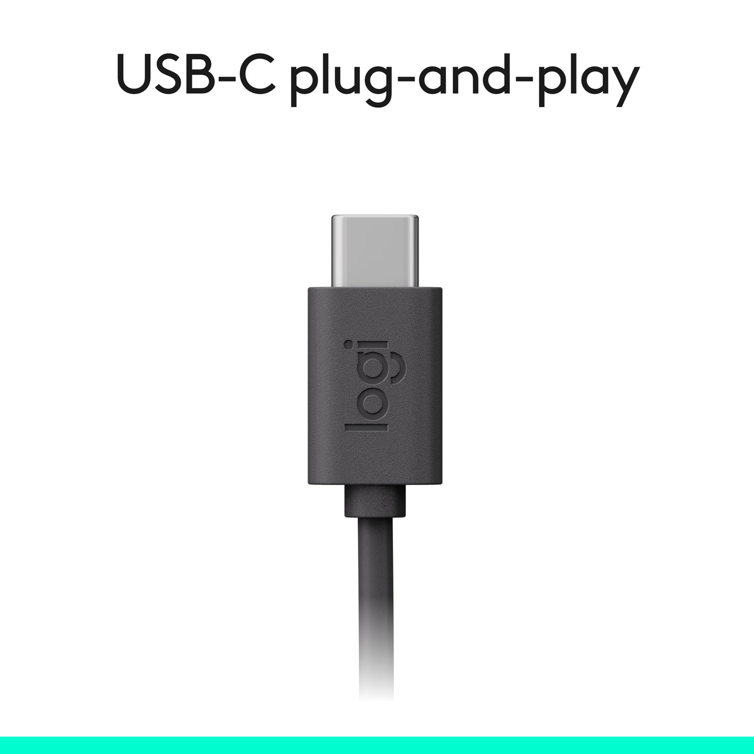 Casque d'écoute avec fil à suppression du bruit H390 de Logitech - Noir minuit