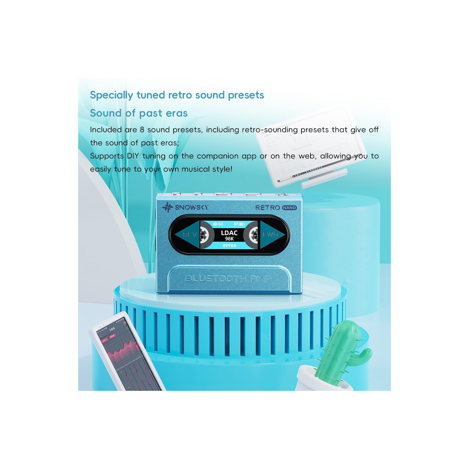 FiiO/Snowsky Retro Nano Bluetooth USB DAC AMP with LDAC, aptX Adaptive, aptX LL