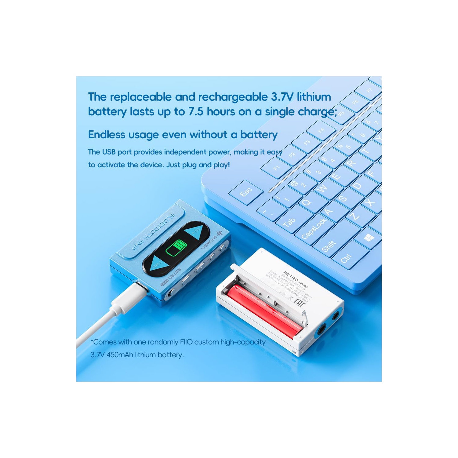 FiiO/Snowsky Retro Nano Bluetooth USB DAC AMP with LDAC, aptX Adaptive, aptX LL