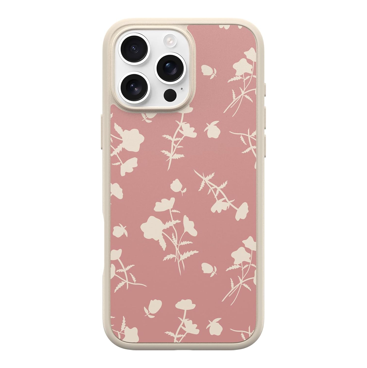 OtterBox iPhone 16 Pro Max Symmetry Series Case - Pink Petals