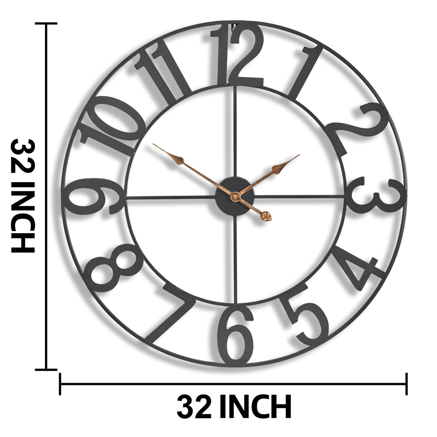 Sorbus Large Wall Clock for Living Room - 32 Inches