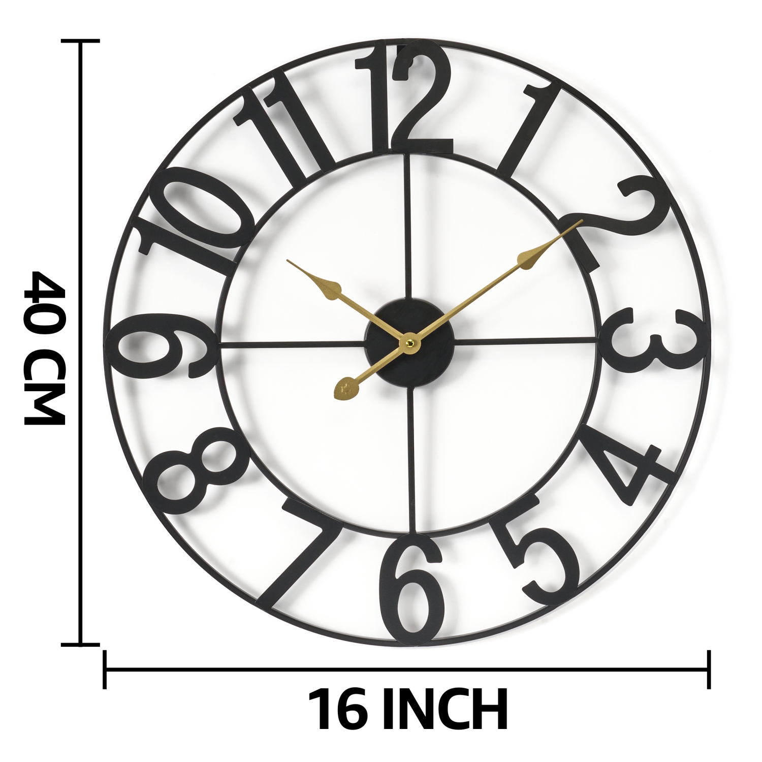 Sorbus Large Wall Clock