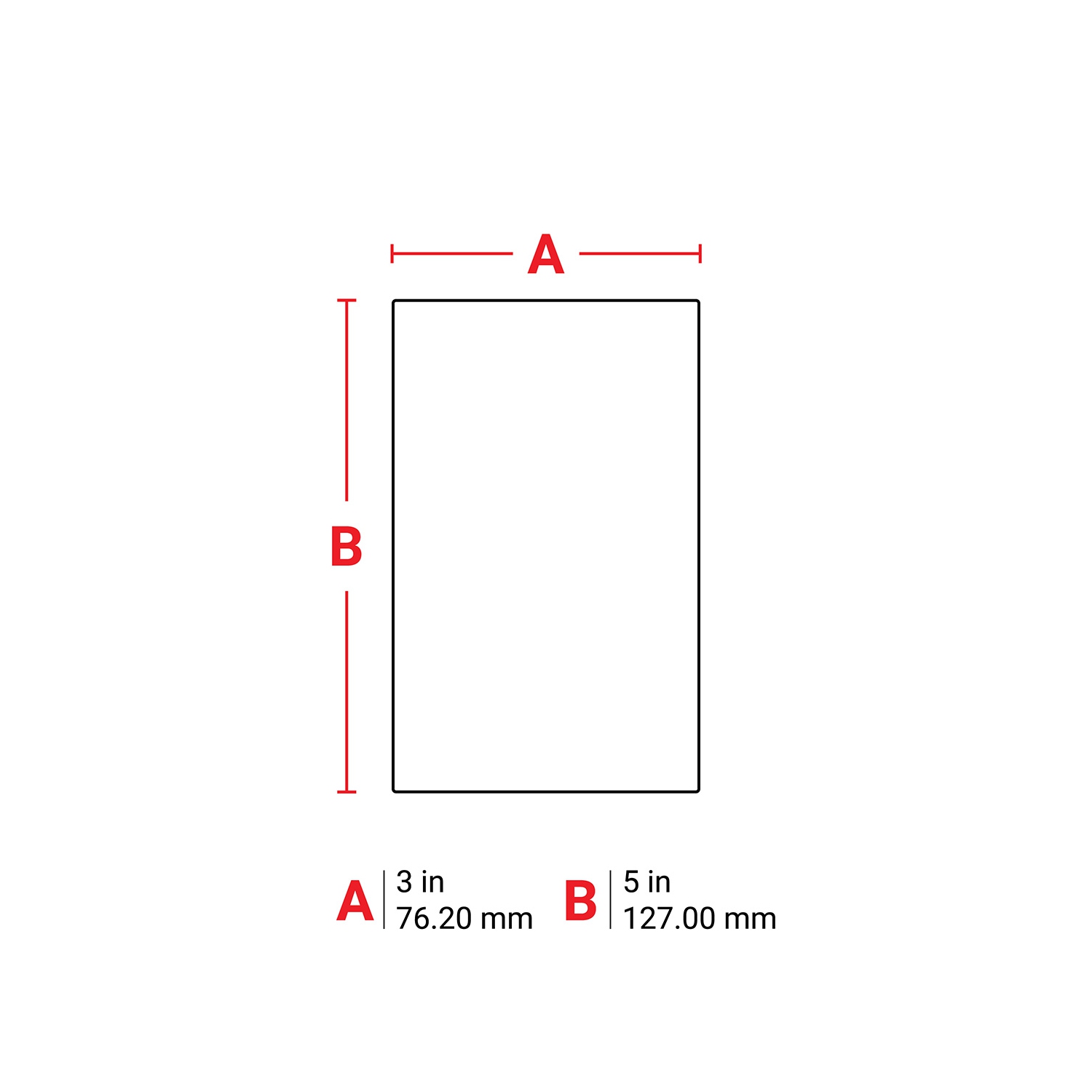 Brady – Étiquettes pour transfert thermique B33-20-424, blanches