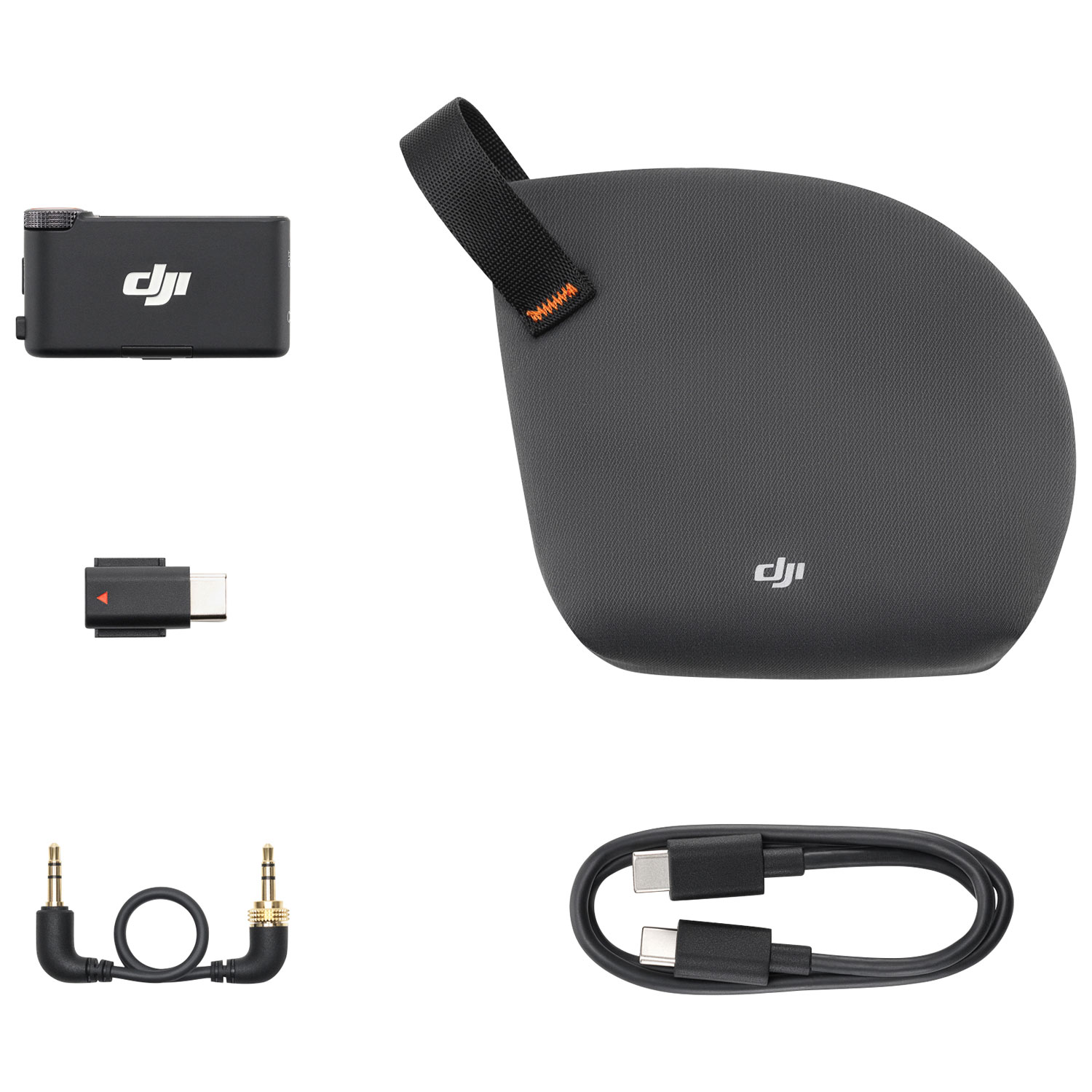 Récepteur de microphone sans fil Mic 3 de DJI - Noir